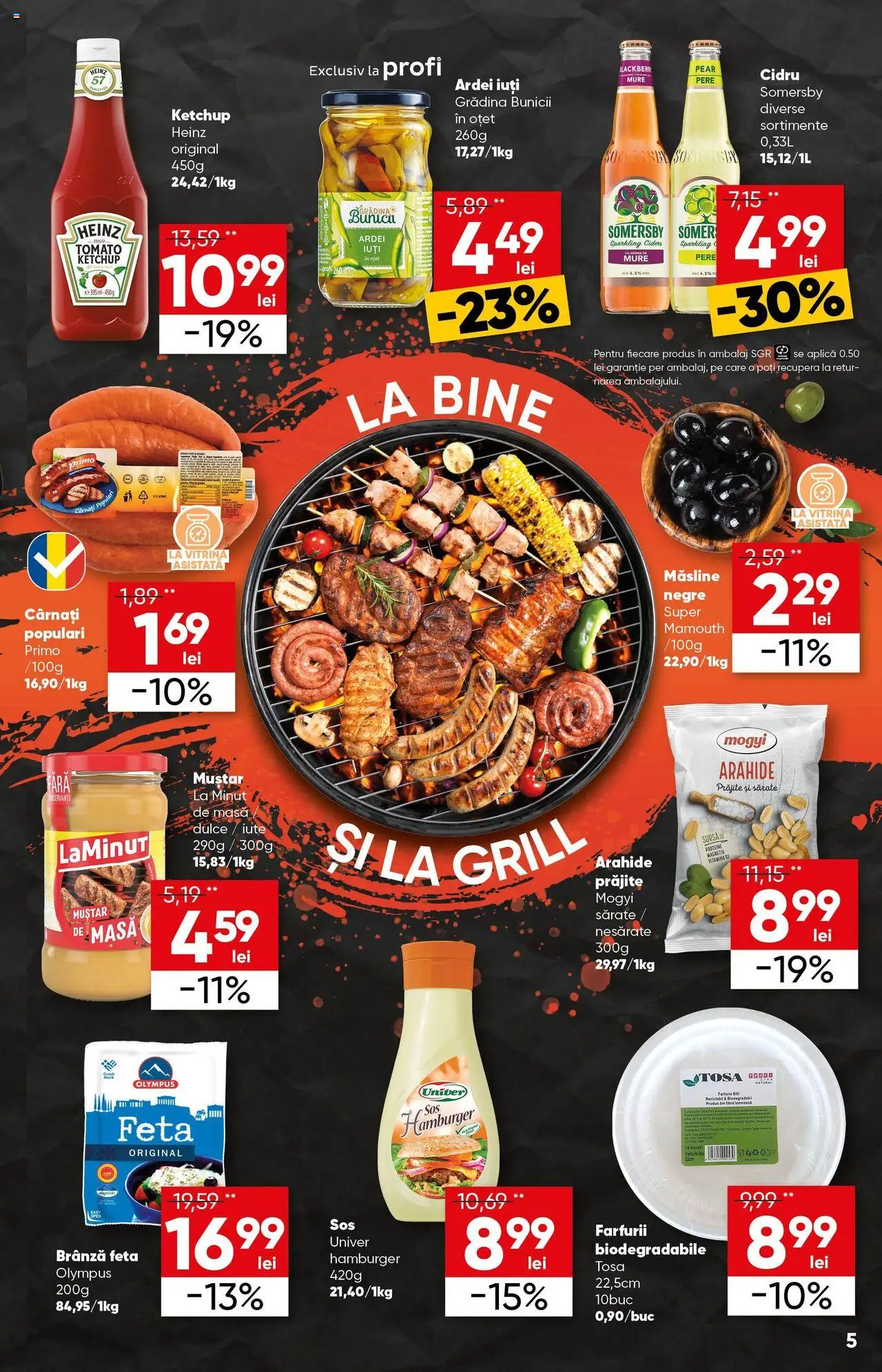 Catalog Profi 11 - 23 Iunie 2025 | Pagina 5 | Produse: Grill, Măsline, Brânză, Ketchup