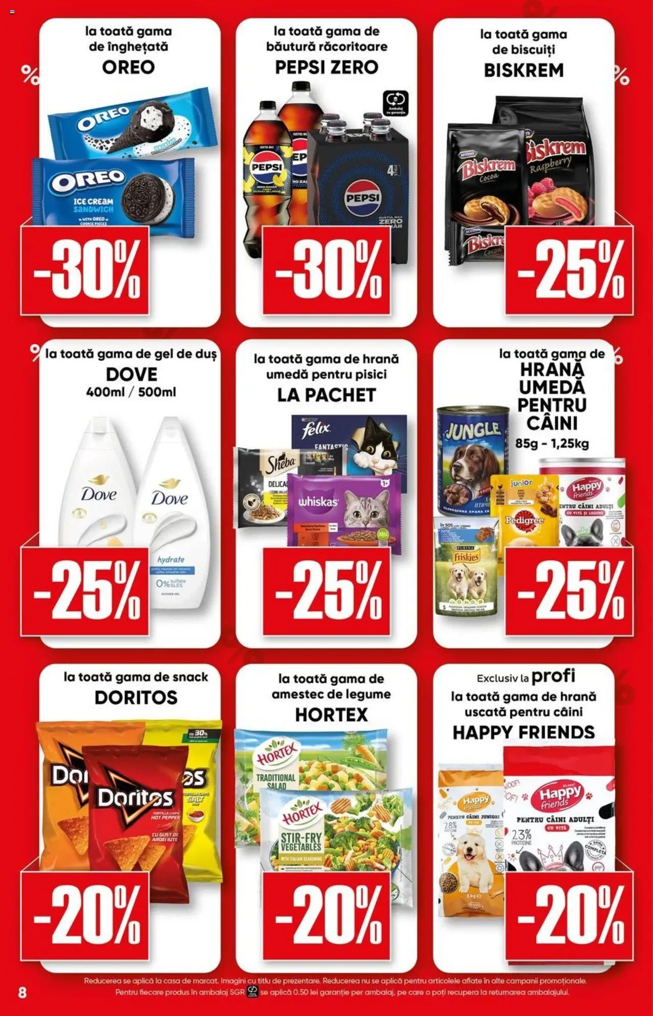 Catalog Profi 11 - 23 Iunie 2025 | Pagina 8 | Produse: Duș, Gel de duș, Înghețată, Sos