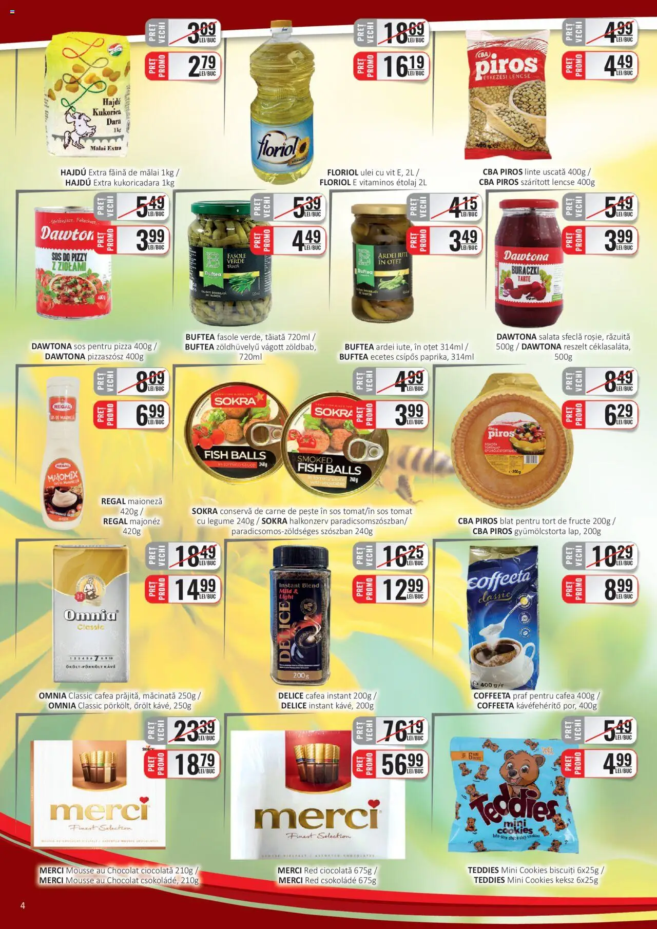 Catalog CBA 16 - 29 Iunie 2025 | Pagina 4 | Produse: Ciocolată, Oțet, Făină, Fructe