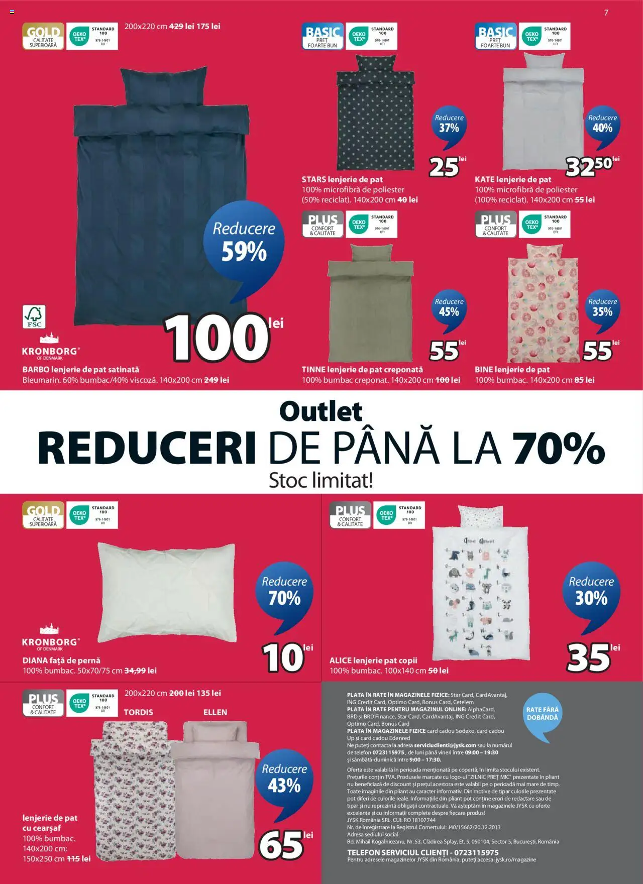 Catalog JYSK 12 - 24 Iunie 2025 | Pagina 7 | Produse: Telefon, Pat, Lenjerie de pat, Pernă