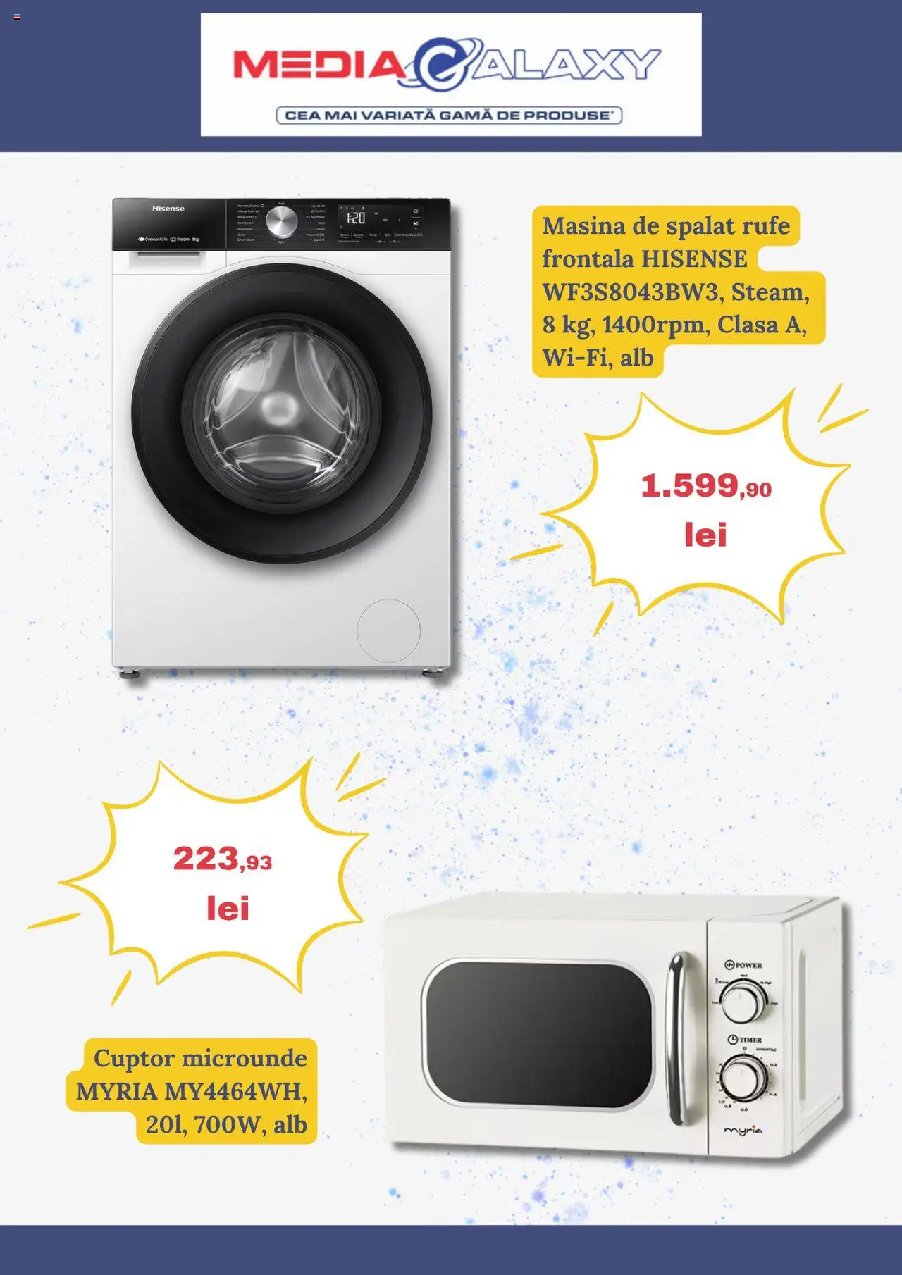 Catalog Media Galaxy 12 - 17 Iunie 2025 | Pagina 6 | Produse: Mașină De Spălat, Cuptor