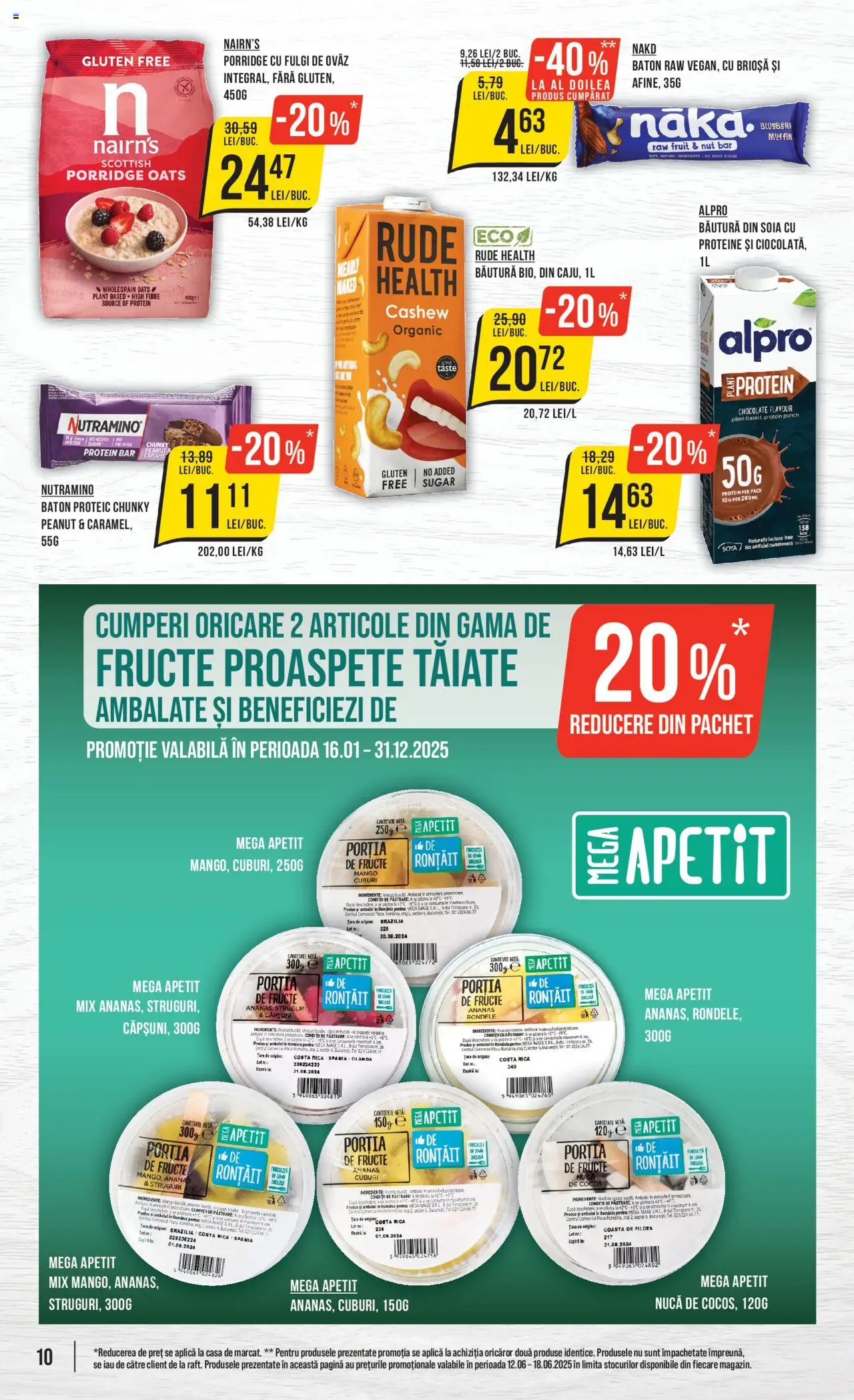 Catalog Mega Image 12 - 17 Iunie 2025 | Pagina 10 | Produse: Masaüstü kılıfı, Ananas, Fructe, Mango