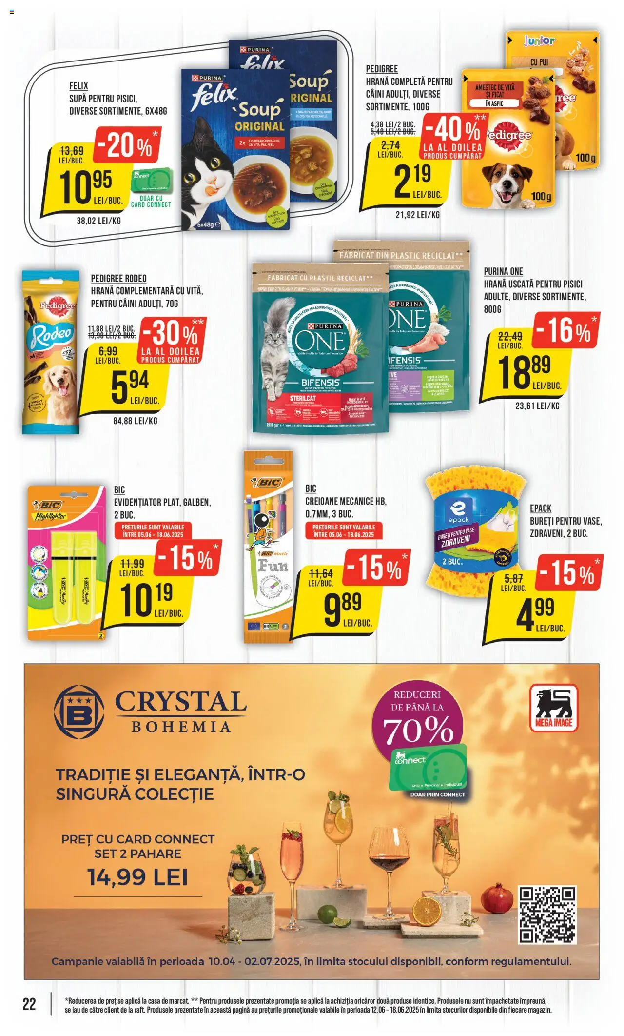 Catalog Mega Image 12 - 17 Iunie 2025 | Pagina 22 | Produse: Pahare, Hacıyatmaz Kedi Oyuncağı, Pește