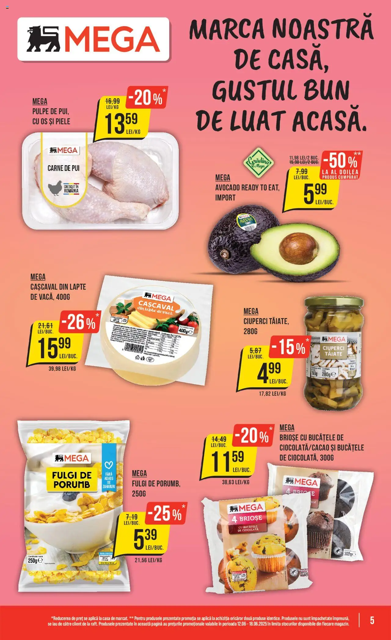 Catalog Mega Image 12 - 17 Iunie 2025 | Pagina 5 | Produse: Hacıyatmaz Kedi Oyuncağı, Cașcaval, Fulgi, Porumb