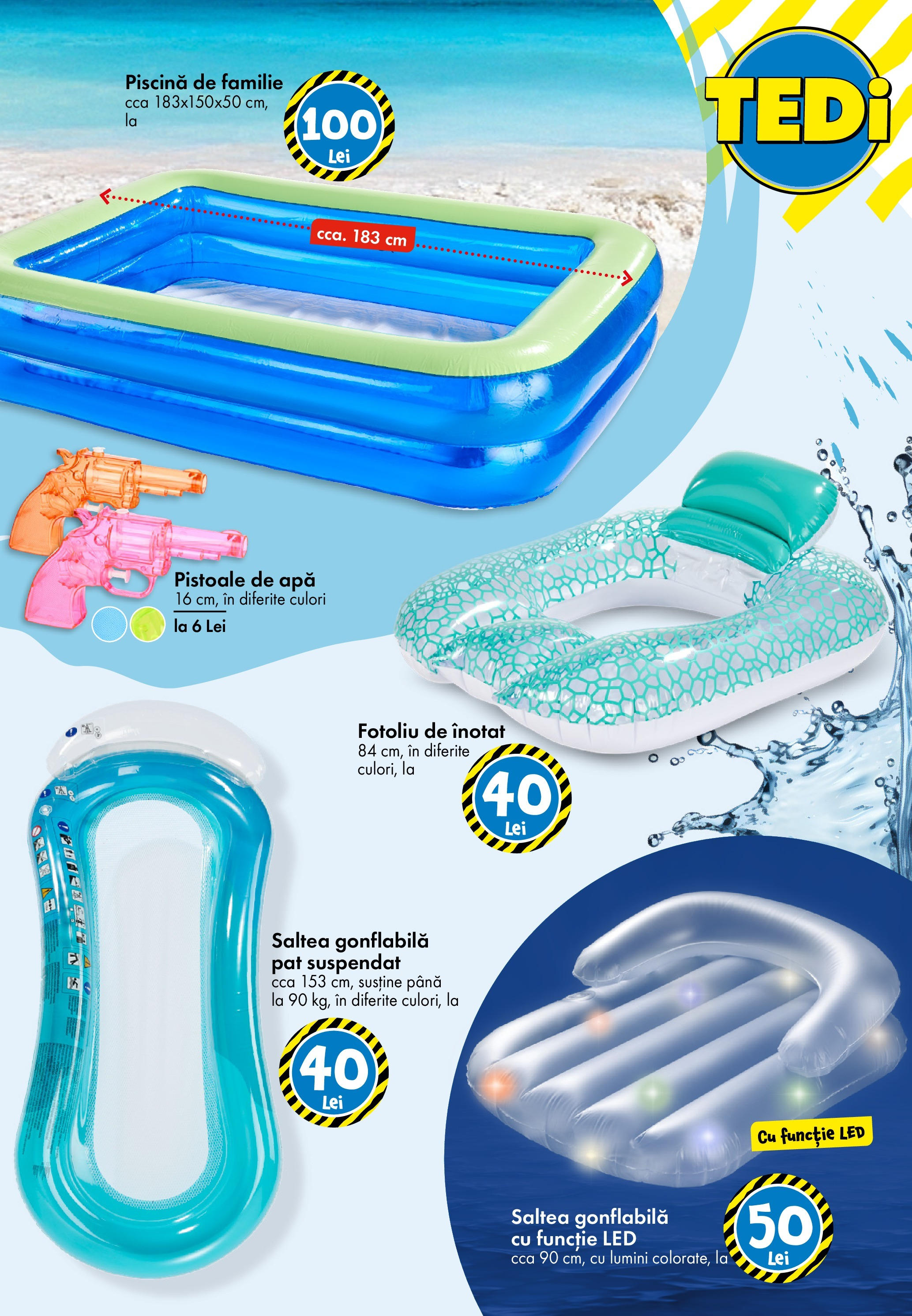 Catalog TEDi 13 - 20 Iunie 2025 | Pagina 12 | Produse: Pat, Piscină, Fotoliu, Babak