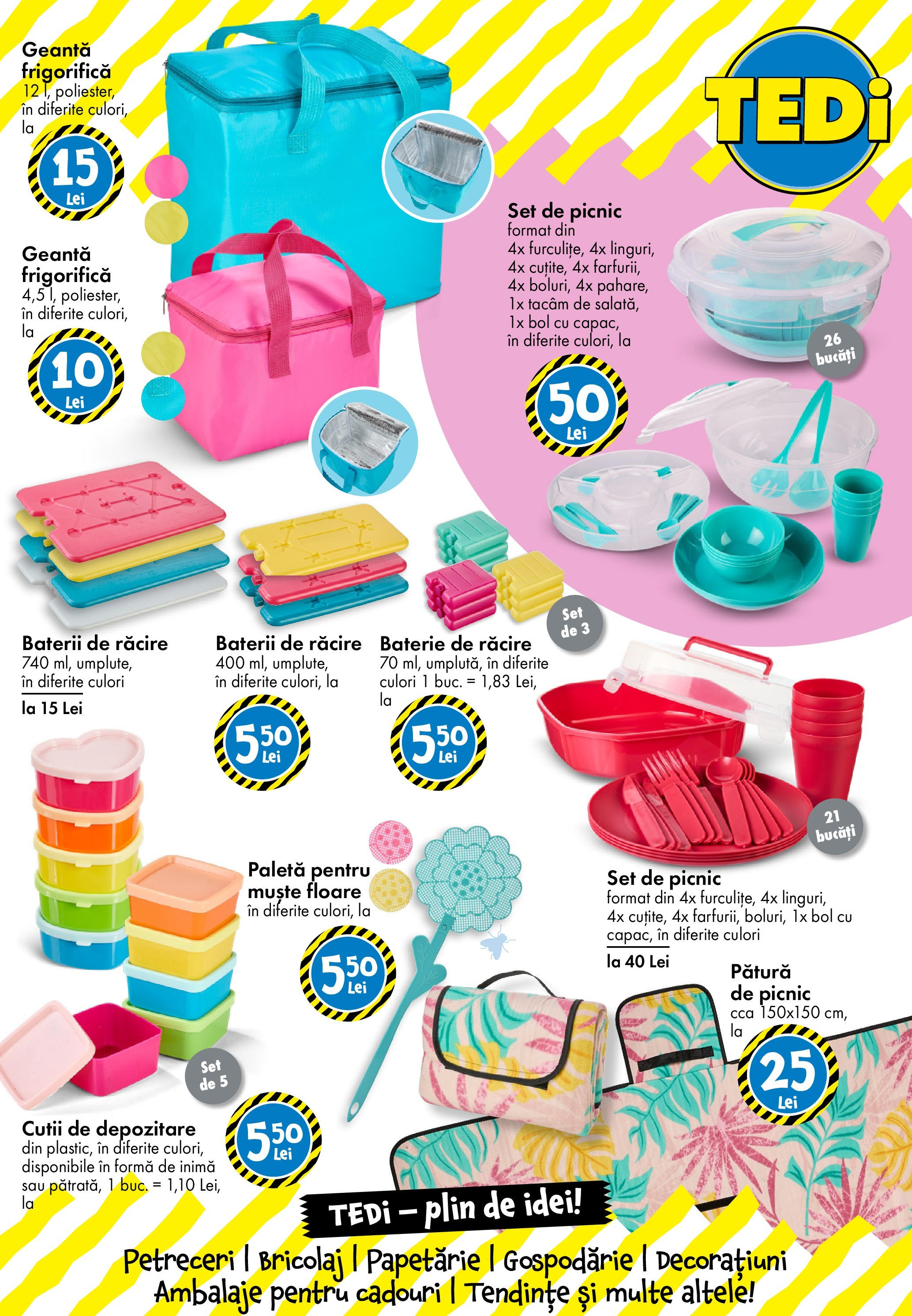 Catalog TEDi 13 - 20 Iunie 2025 | Pagina 21 | Produse: Geantă, Pătură, Baterie, Baterii