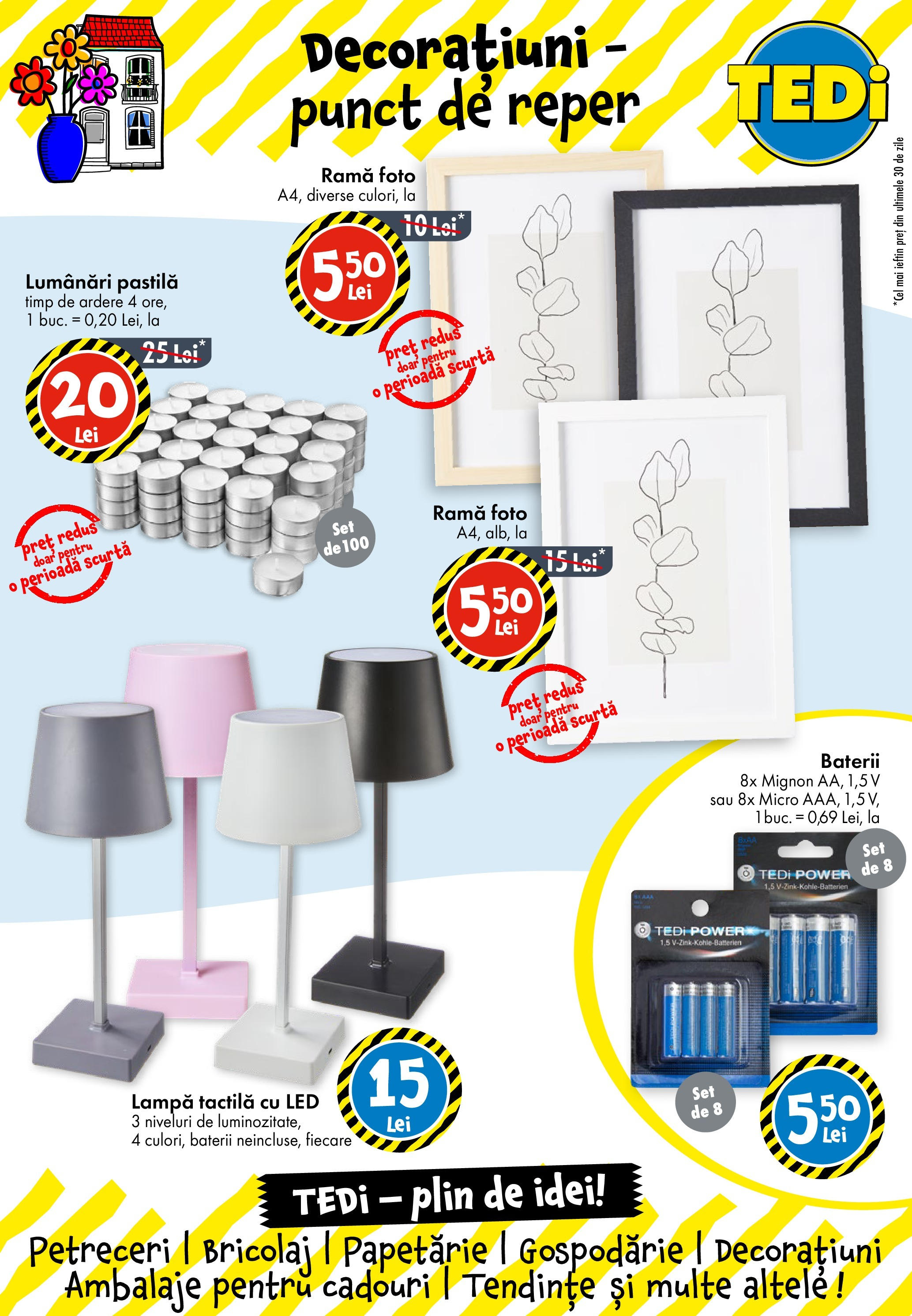 Catalog TEDi 19 - 25 Iunie 2025 | Pagina 12 | Produse: Babak, Lampă, Baterii, Ramă foto