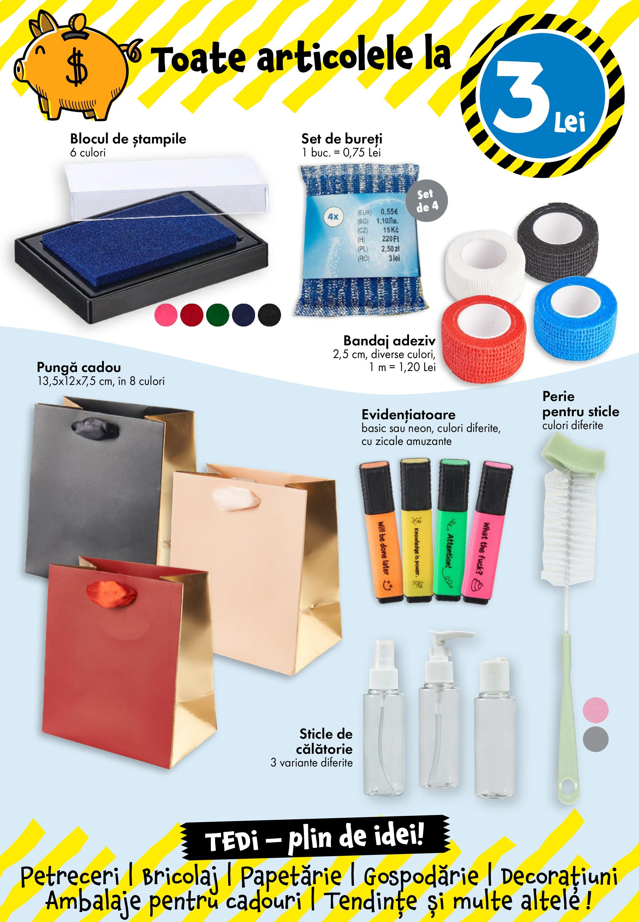 Catalog TEDi 19 - 25 Iunie 2025 | Pagina 14 | Produse: Pungă, Perie, Adeziv