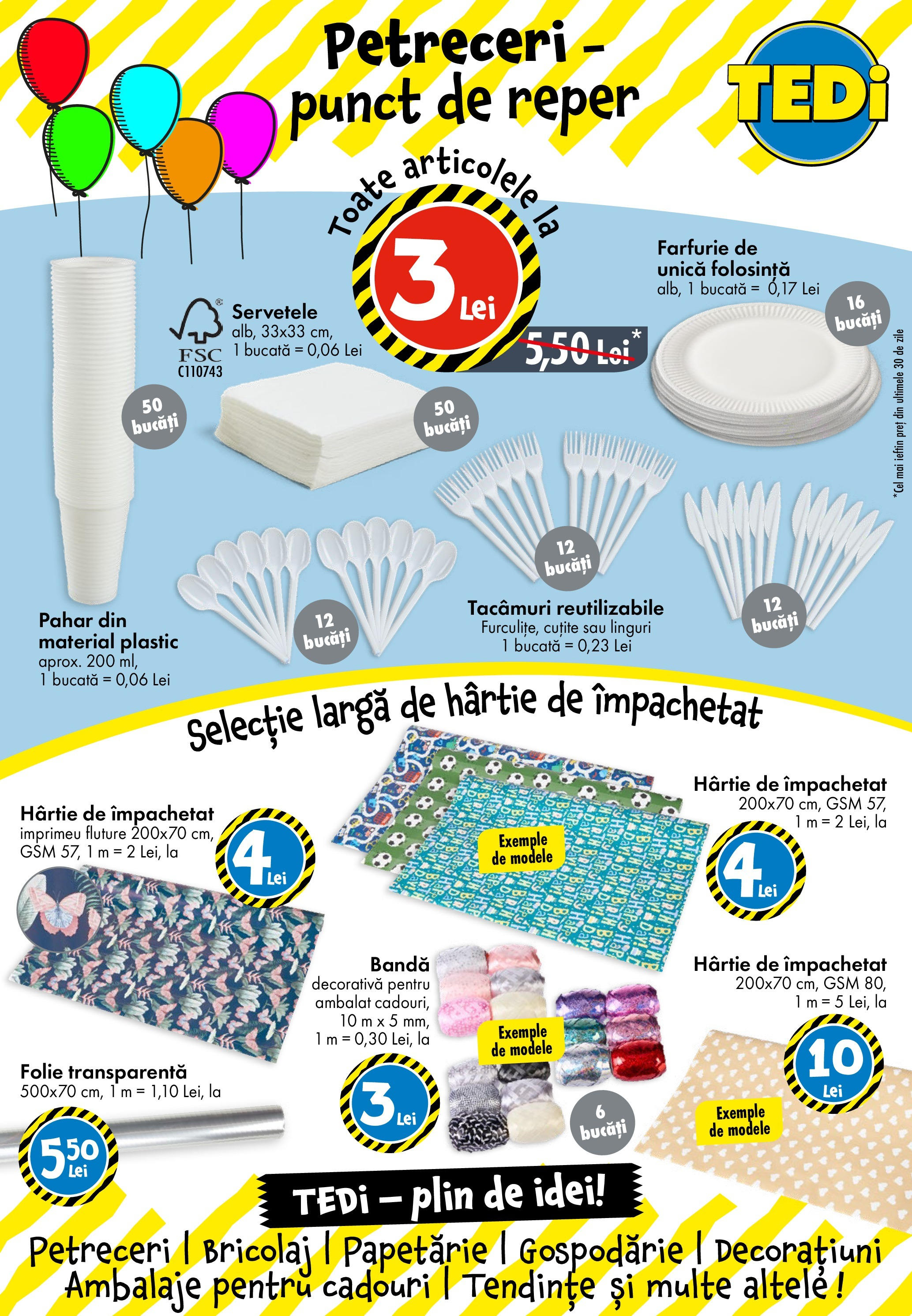 Catalog TEDi 19 - 25 Iunie 2025 | Pagina 5 | Produse: Linguri, Farfurie