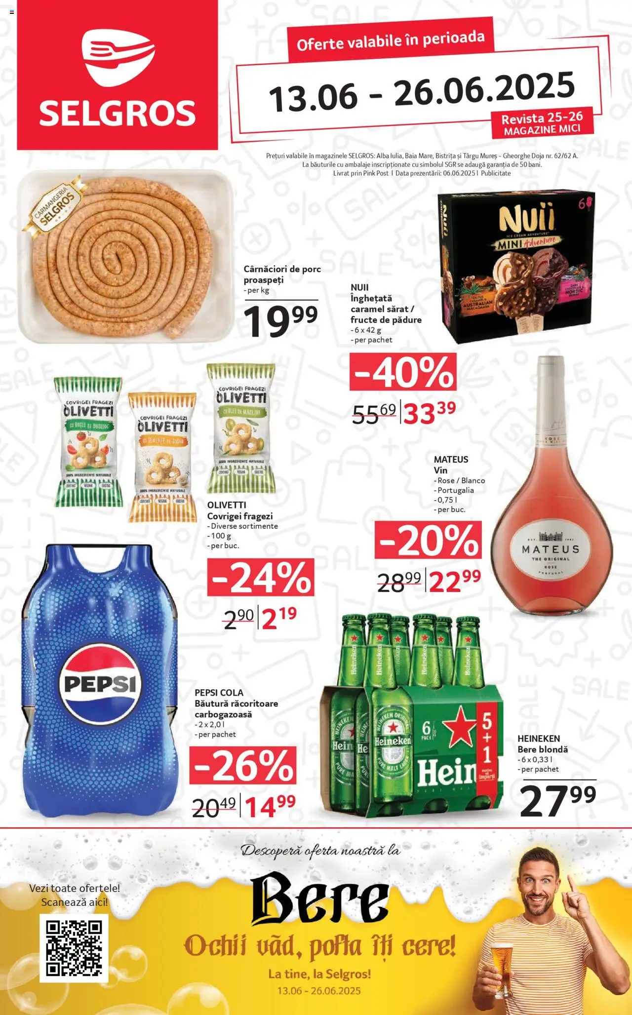Catalog Selgros 13 - 25 Iunie 2025 | Pagina 1 | Produse: Mici, Semințe, Amerikan servis, Fructe