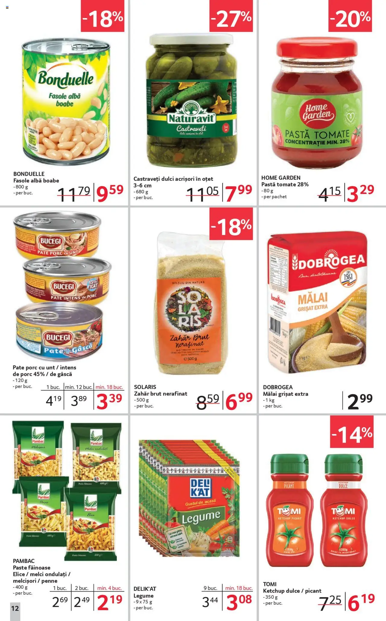 Catalog Selgros 13 - 25 Iunie 2025 | Pagina 12 | Produse: Pate, Unt, Oțet, Legume