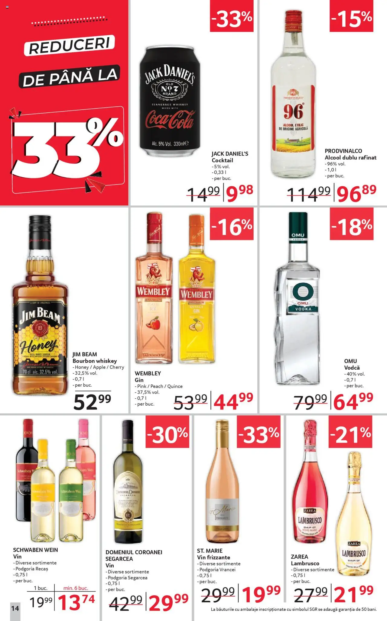 Catalog Selgros 13 - 25 Iunie 2025 | Pagina 14 | Produse: Su ısıtıcı, Bourbon, Vodka, Whiskey