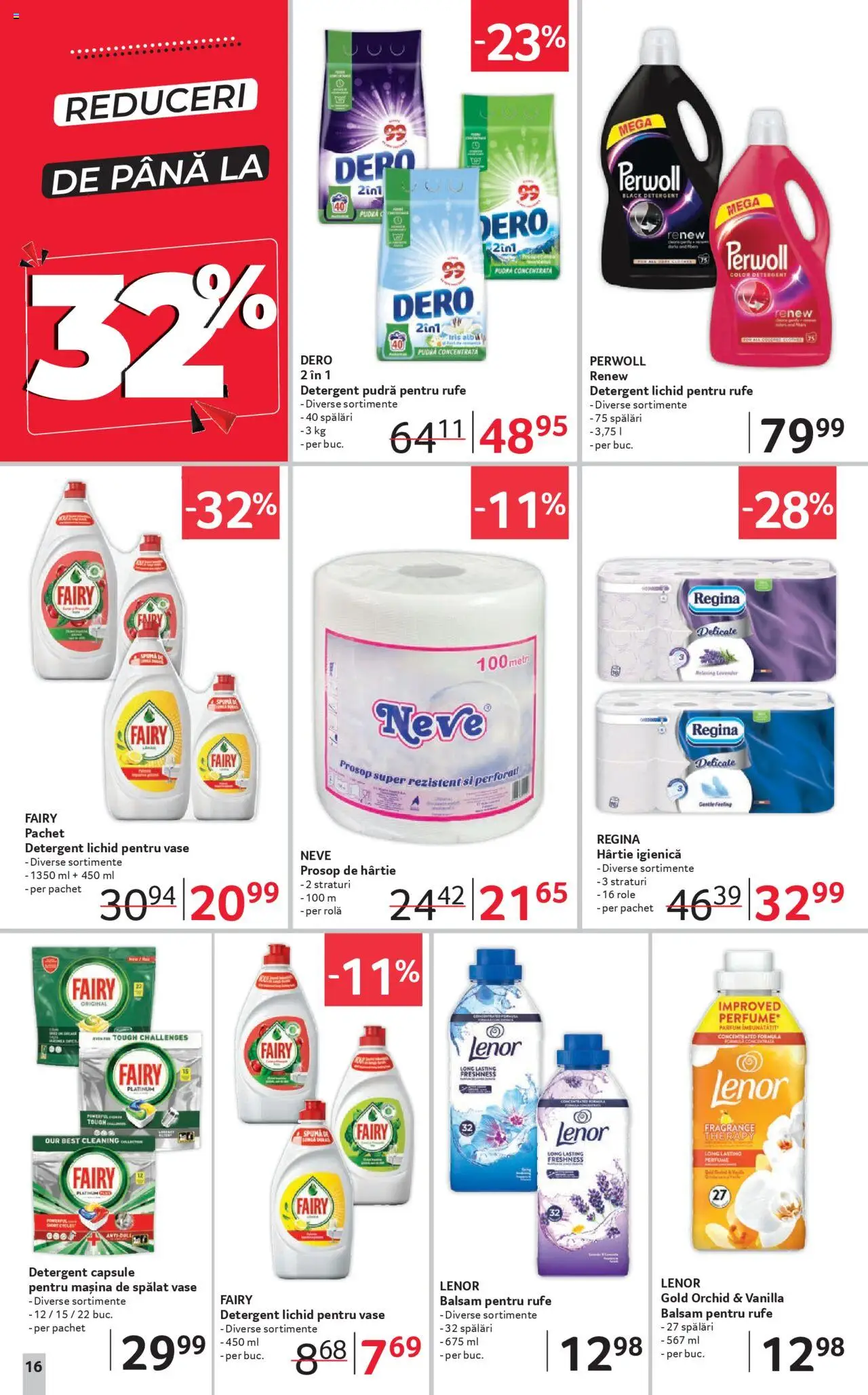 Catalog Selgros 13 - 25 Iunie 2025 | Pagina 16 | Produse: Mașină De Spălat, Pudră, Yorgan, Capsule pentru mașina de spălat