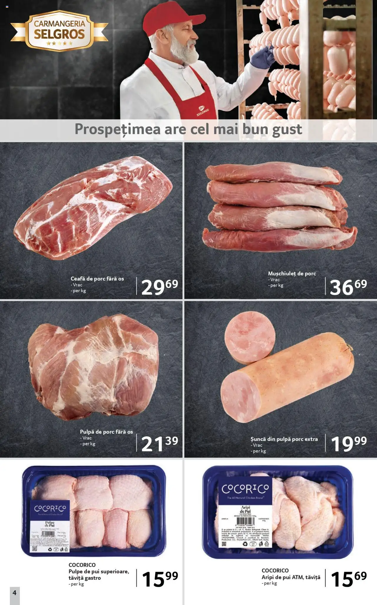 Catalog Selgros 13 - 25 Iunie 2025 | Pagina 4 | Produse: Keçeli kalem, Hacıyatmaz Kedi Oyuncağı, Șuncă