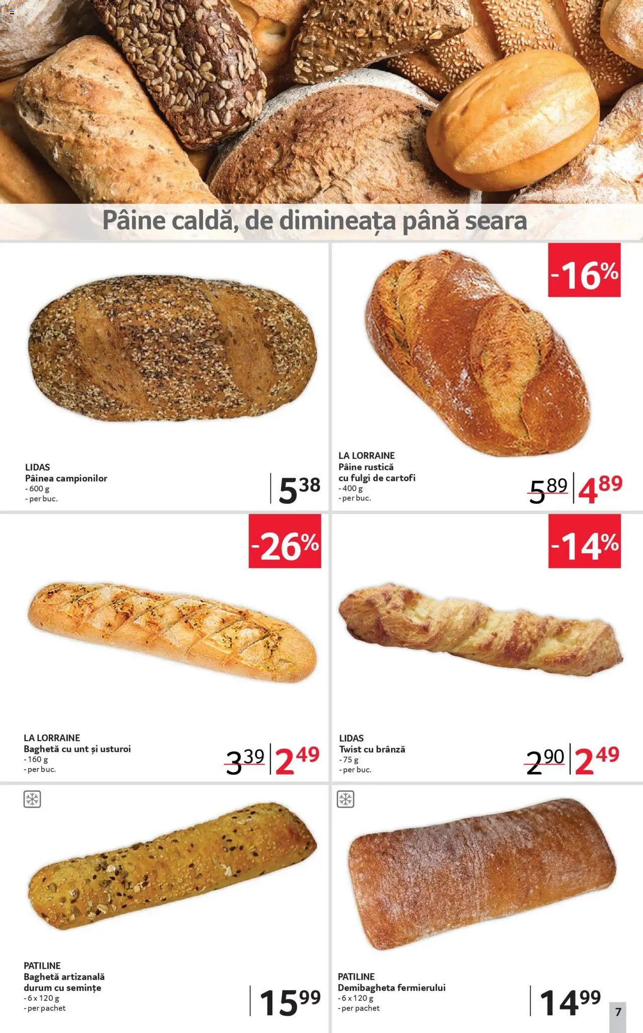 Catalog Selgros 13 - 25 Iunie 2025 | Pagina 7 | Produse: Semințe, Pâine, Cartofi, Usturoi