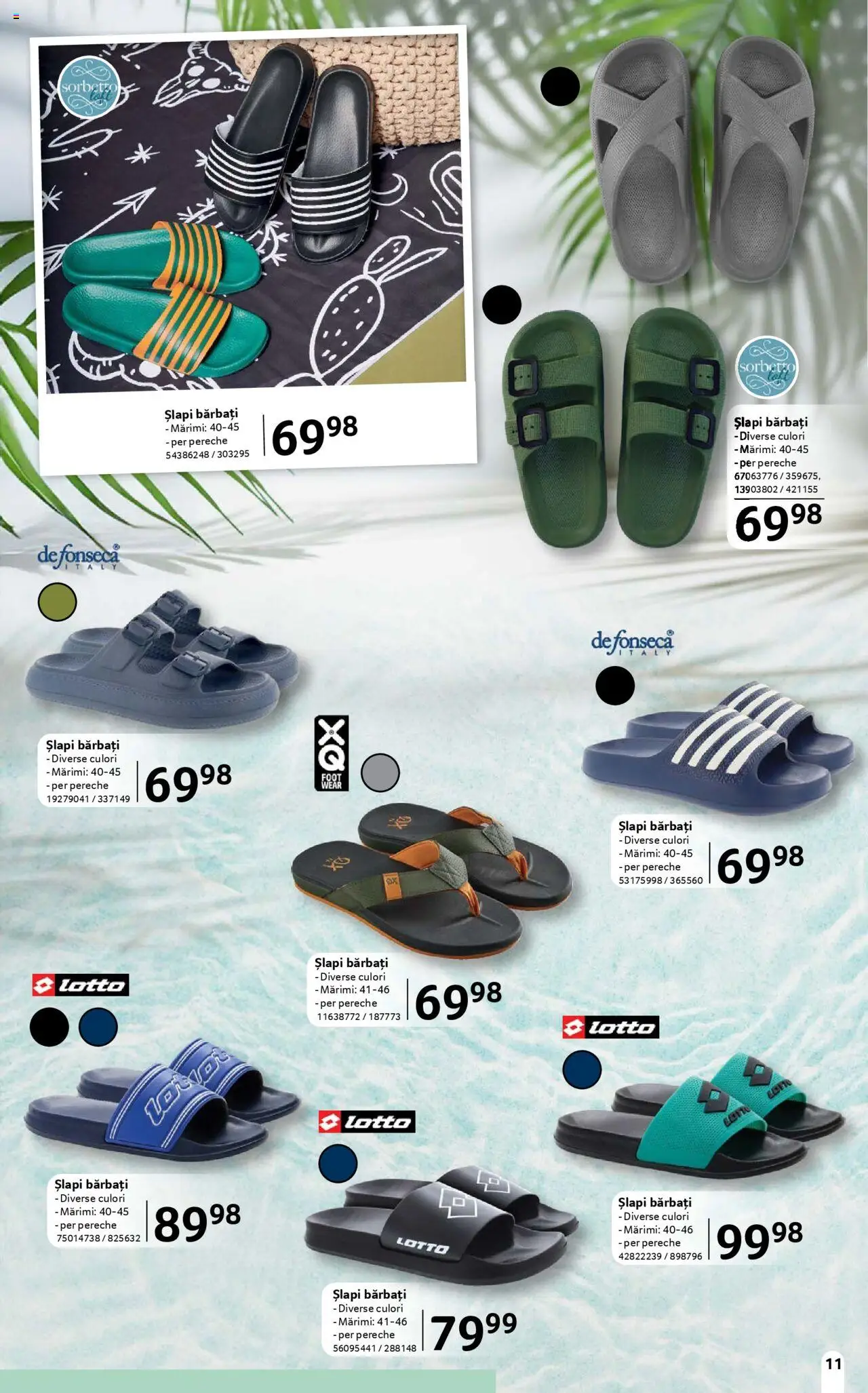Catalog Selgros 13 Iunie - 9 Iulie 2025 | Pagina 11 | Produse: Șlapi