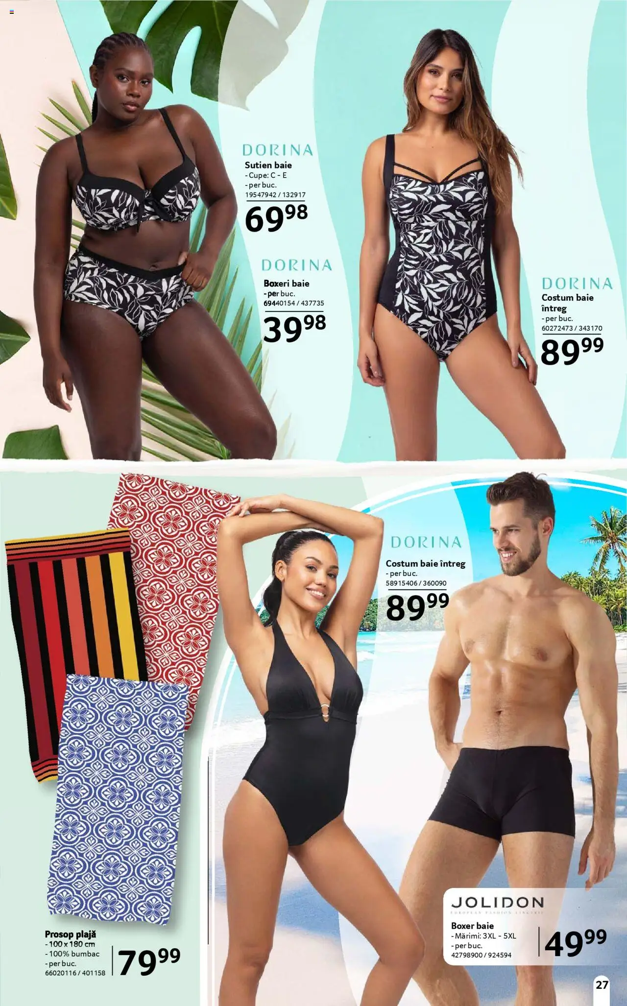 Catalog Selgros 13 Iunie - 9 Iulie 2025 | Pagina 27 | Produse: Sutien, Costum, Boxeri