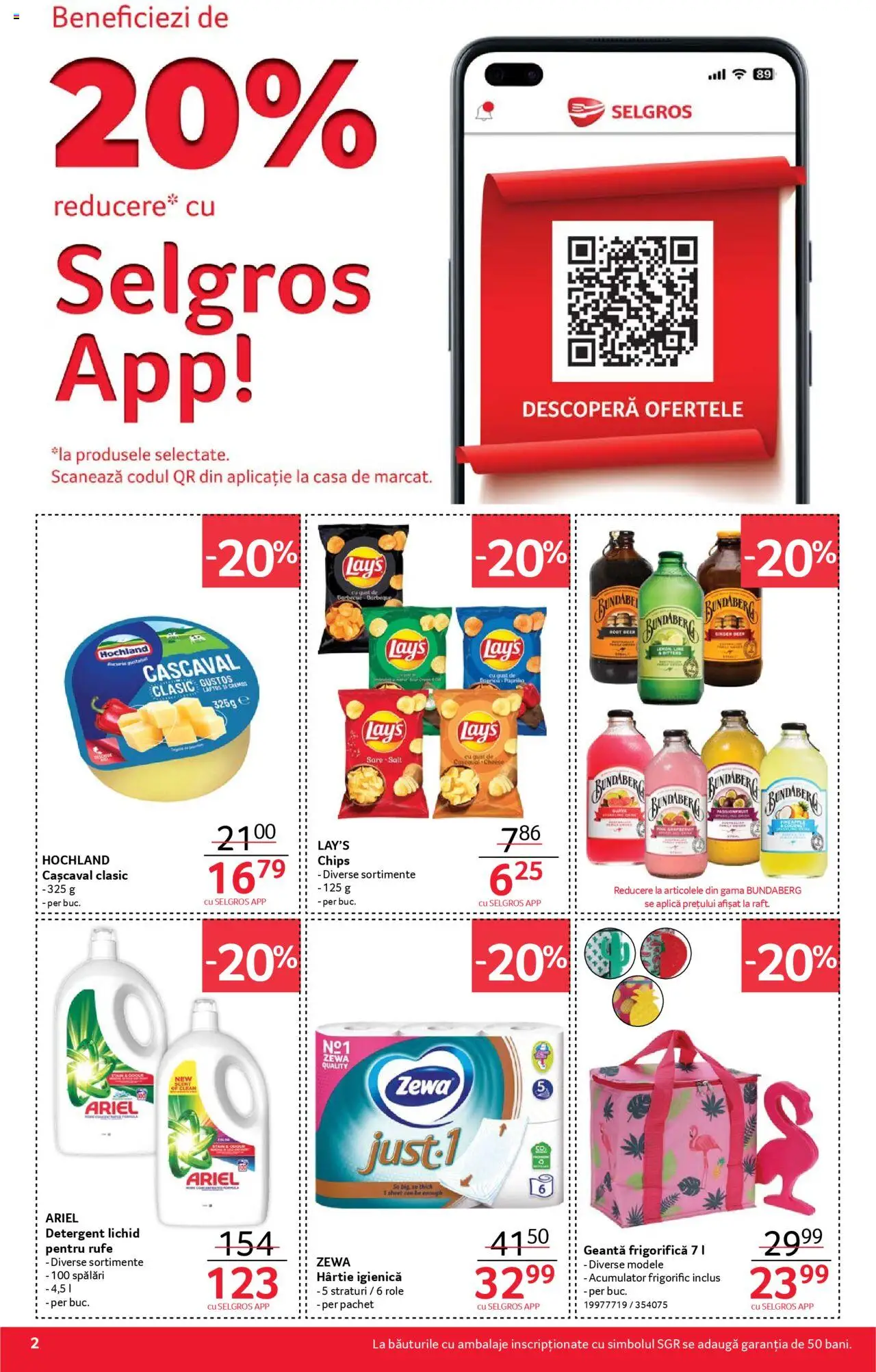 Catalog Selgros 13 - 25 Iunie 2025 | Pagina 2 | Produse: Geantă, Role, Cașcaval, Detergent
