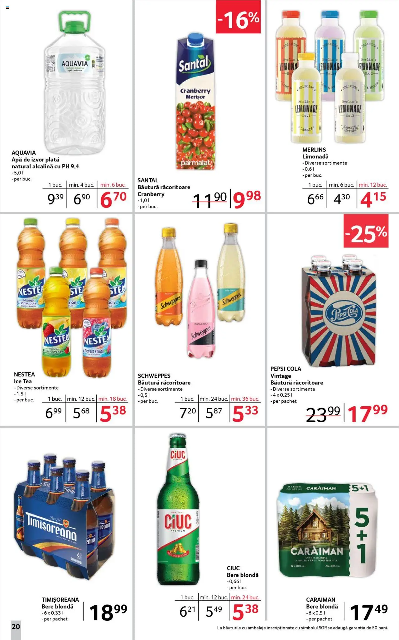 Catalog Selgros 13 - 25 Iunie 2025 | Pagina 20 | Produse: Sıcak su torbası, Amerikan servis, Apă, Mango