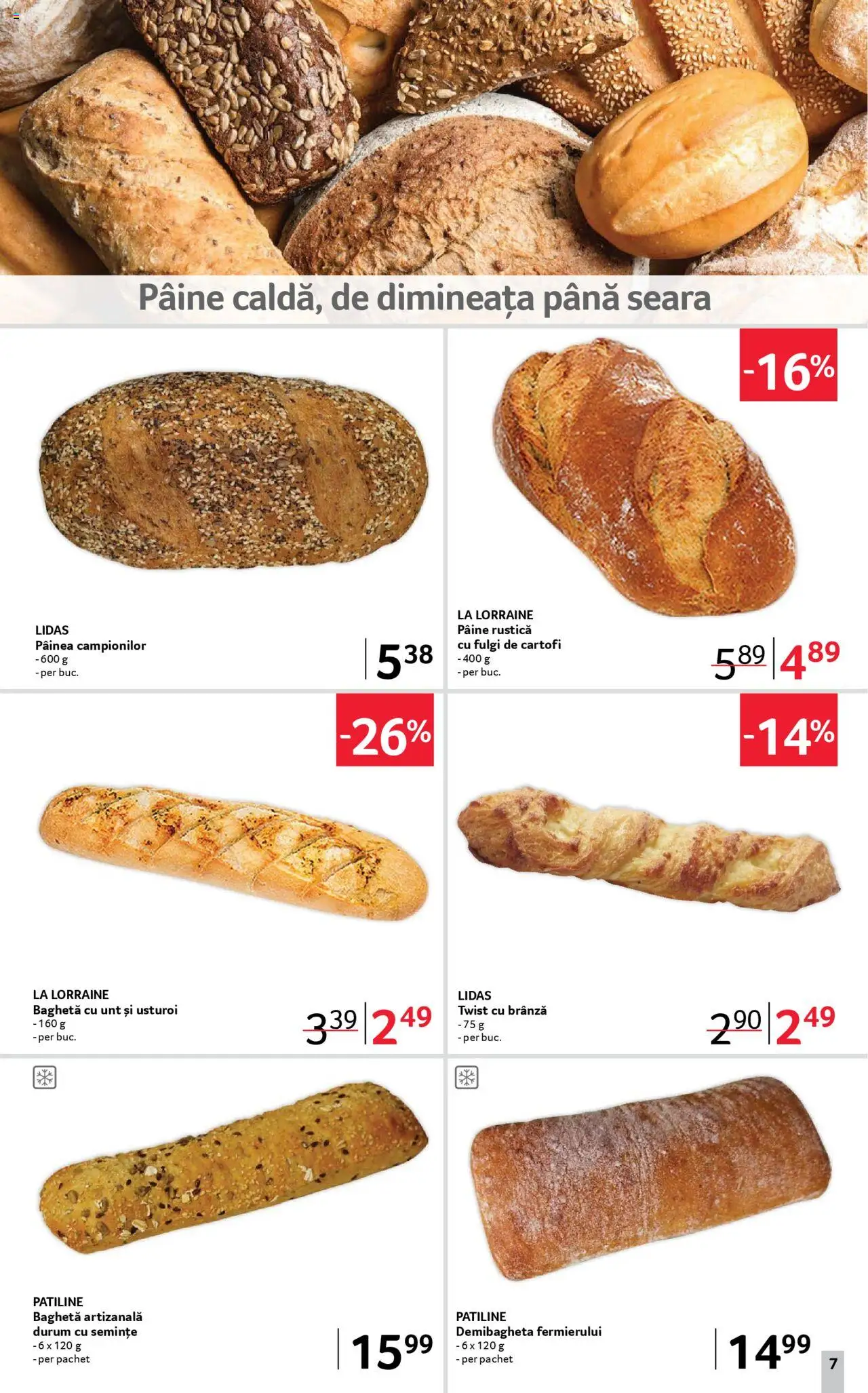 Catalog Selgros 13 - 25 Iunie 2025 | Pagina 7 | Produse: Unt, Brânză, Pâine, Usturoi