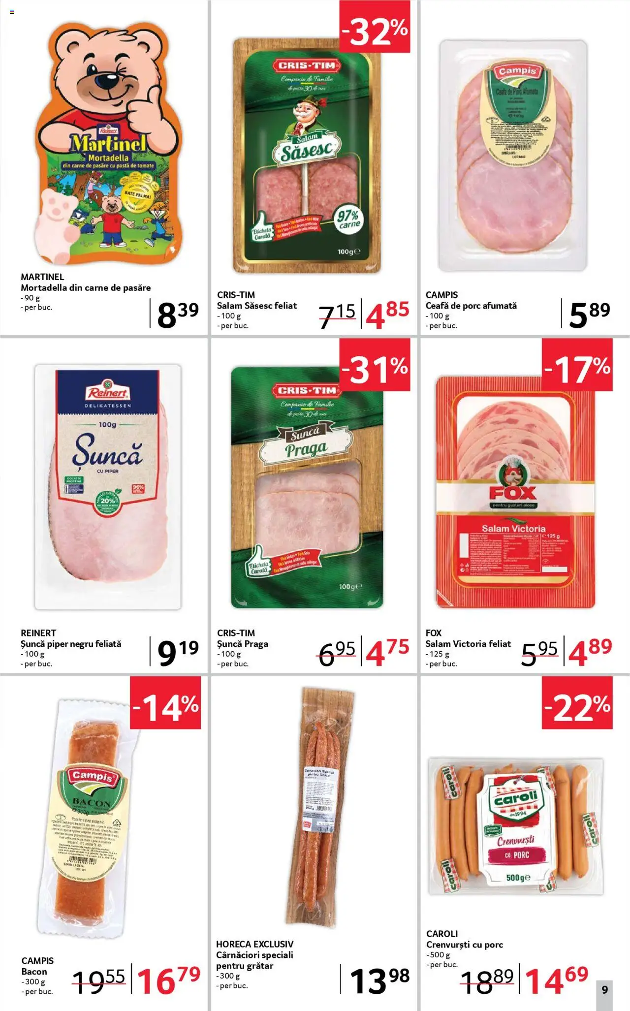 Catalog Selgros 13 - 25 Iunie 2025 | Pagina 9 | Produse: Grătar, Bacon, Salam, Șuncă