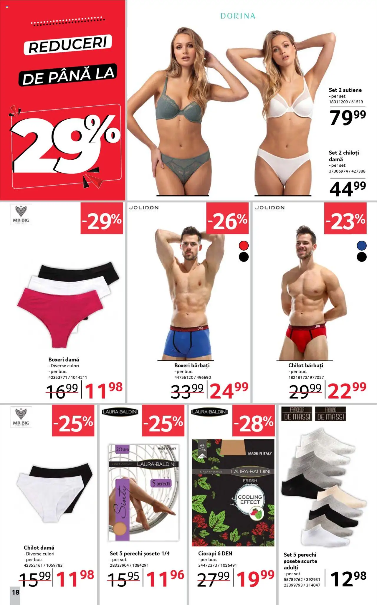Catalog Selgros 13 - 25 Iunie 2025 | Pagina 18 | Produse: Chiloți, Șosete, Boxeri