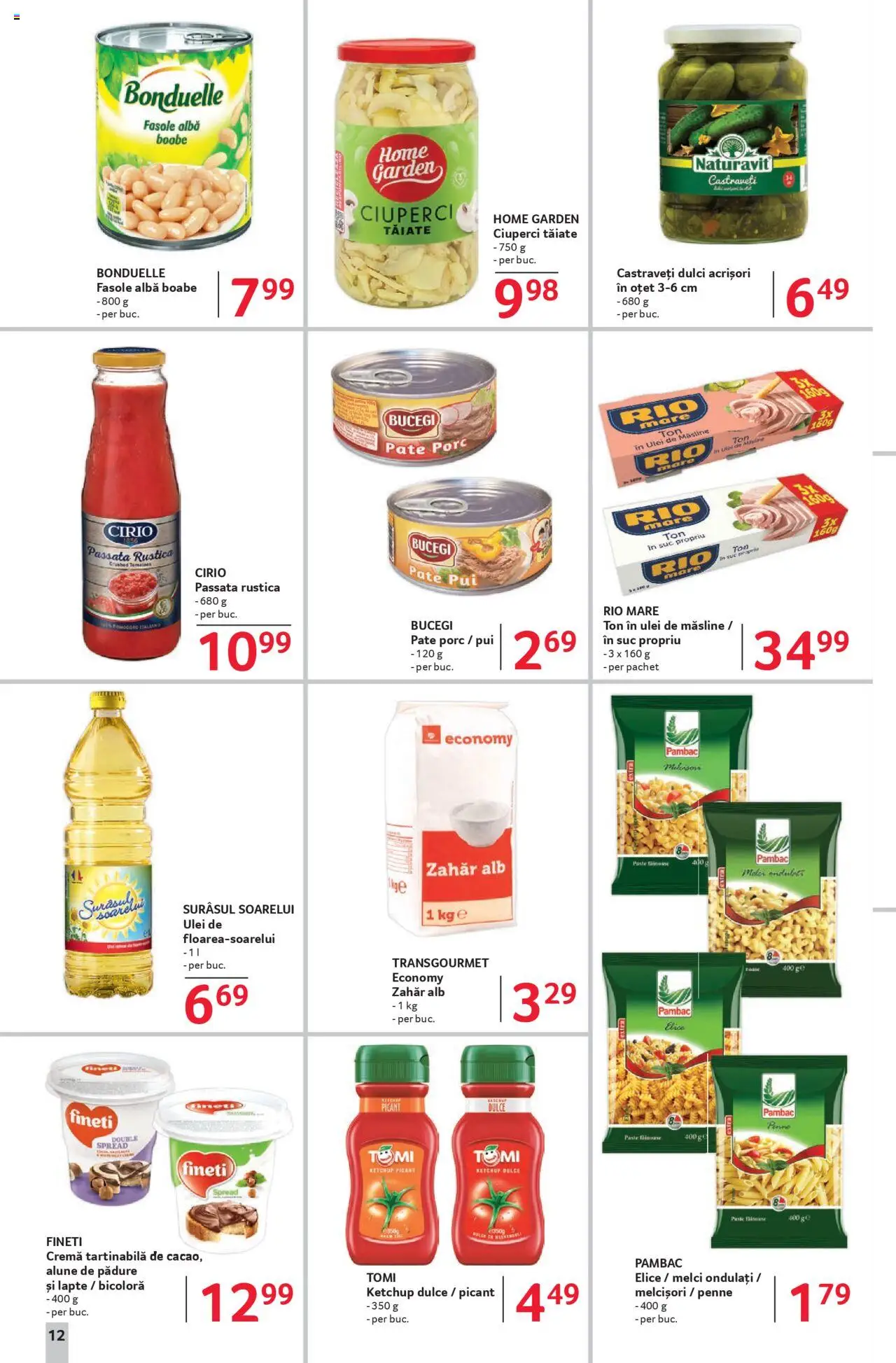 Catalog Selgros 13 - 25 Iunie 2025 | Pagina 12 | Produse: Pate, Măsline, Oțet, Fasole albă