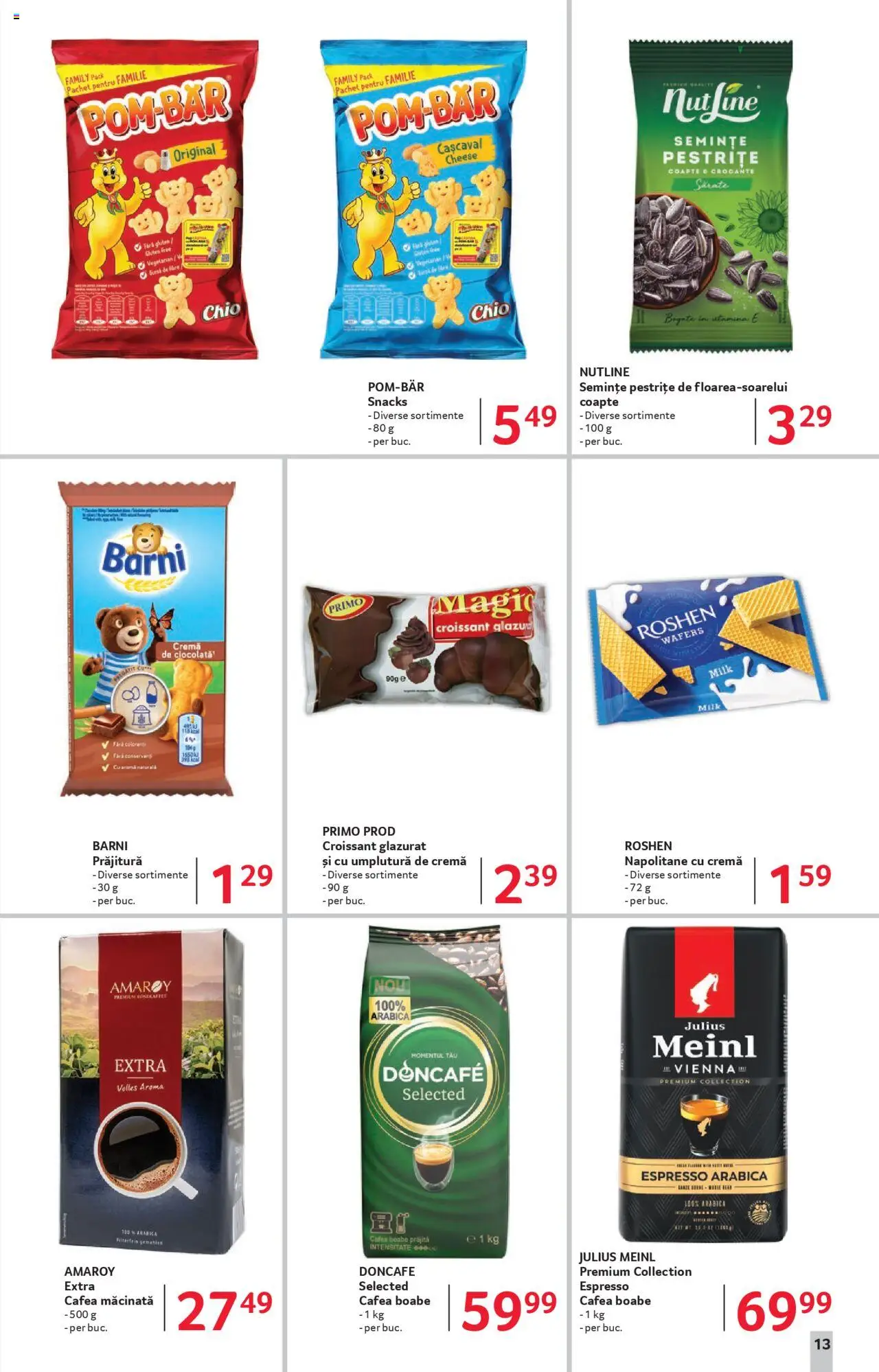 Catalog Selgros 13 - 25 Iunie 2025 | Pagina 13 | Produse: Prăjitură, Semințe, Cremă, Cafea