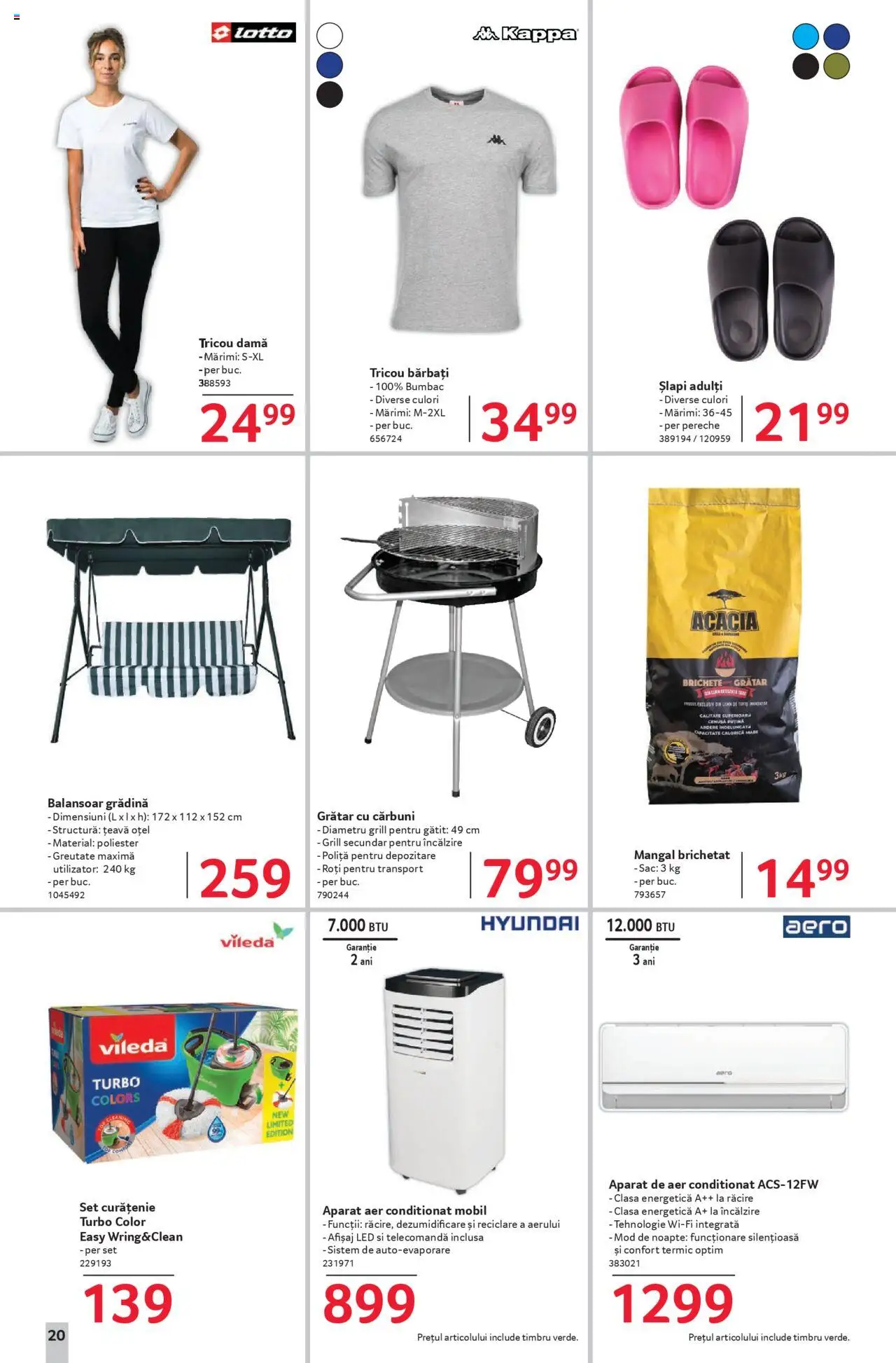 Catalog Selgros 13 - 25 Iunie 2025 | Pagina 20 | Produse: Grill, Balansoar, Țeavă, Tricou
