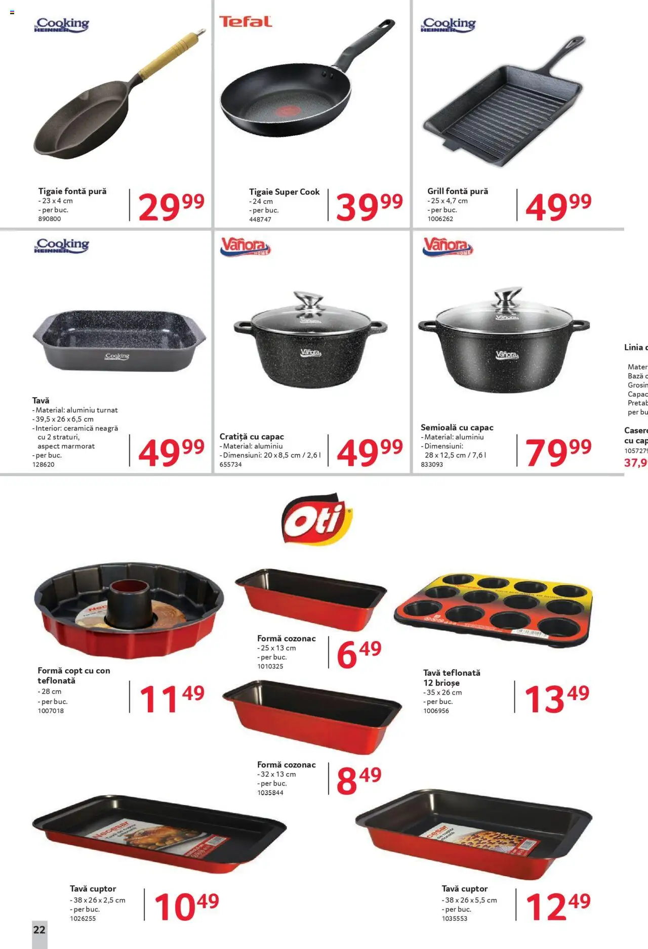 Catalog Selgros 13 - 25 Iunie 2025 | Pagina 22 | Produse: Cuptor, Tigaie, Cratiță, Grill