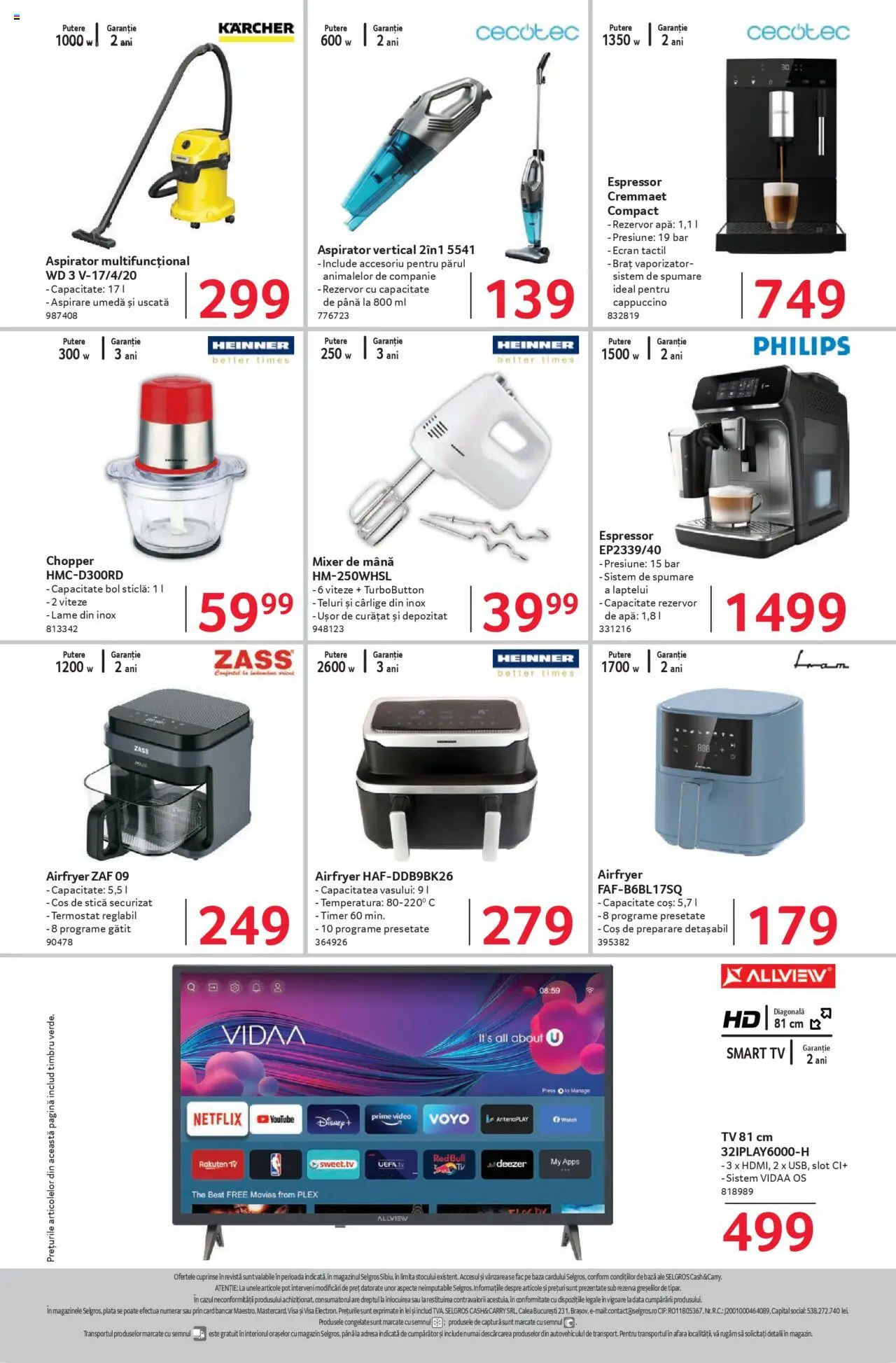 Catalog Selgros 13 - 25 Iunie 2025 | Pagina 24 | Produse: Espressor, Video, Aspirator, Mixer