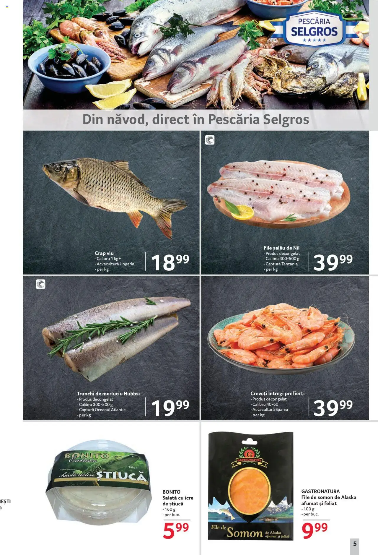 Catalog Selgros 13 - 25 Iunie 2025 | Pagina 5 | Produse: Salată cu icre, Salată