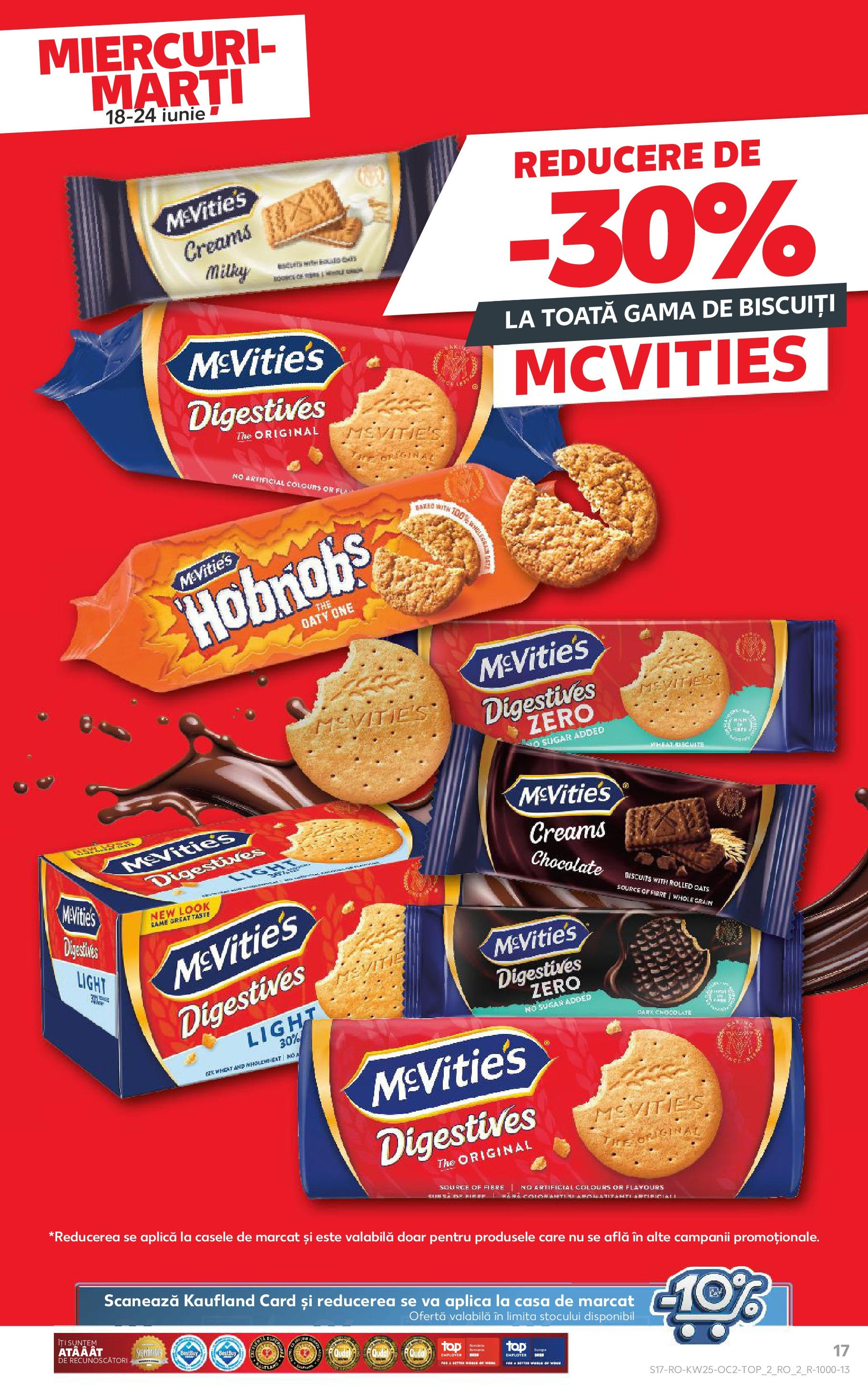 Catalog Kaufland 18 - 23 Iunie 2025 | Pagina 17 | Produse: Biscuiți