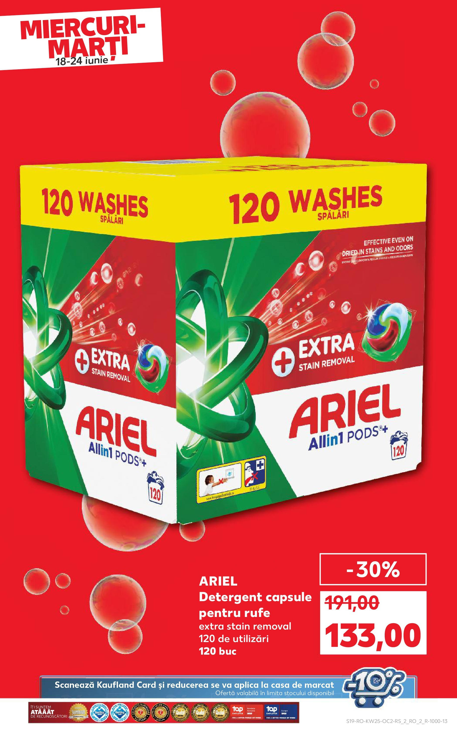 Catalog Kaufland 18 - 23 Iunie 2025 | Pagina 19 | Produse: Detergent