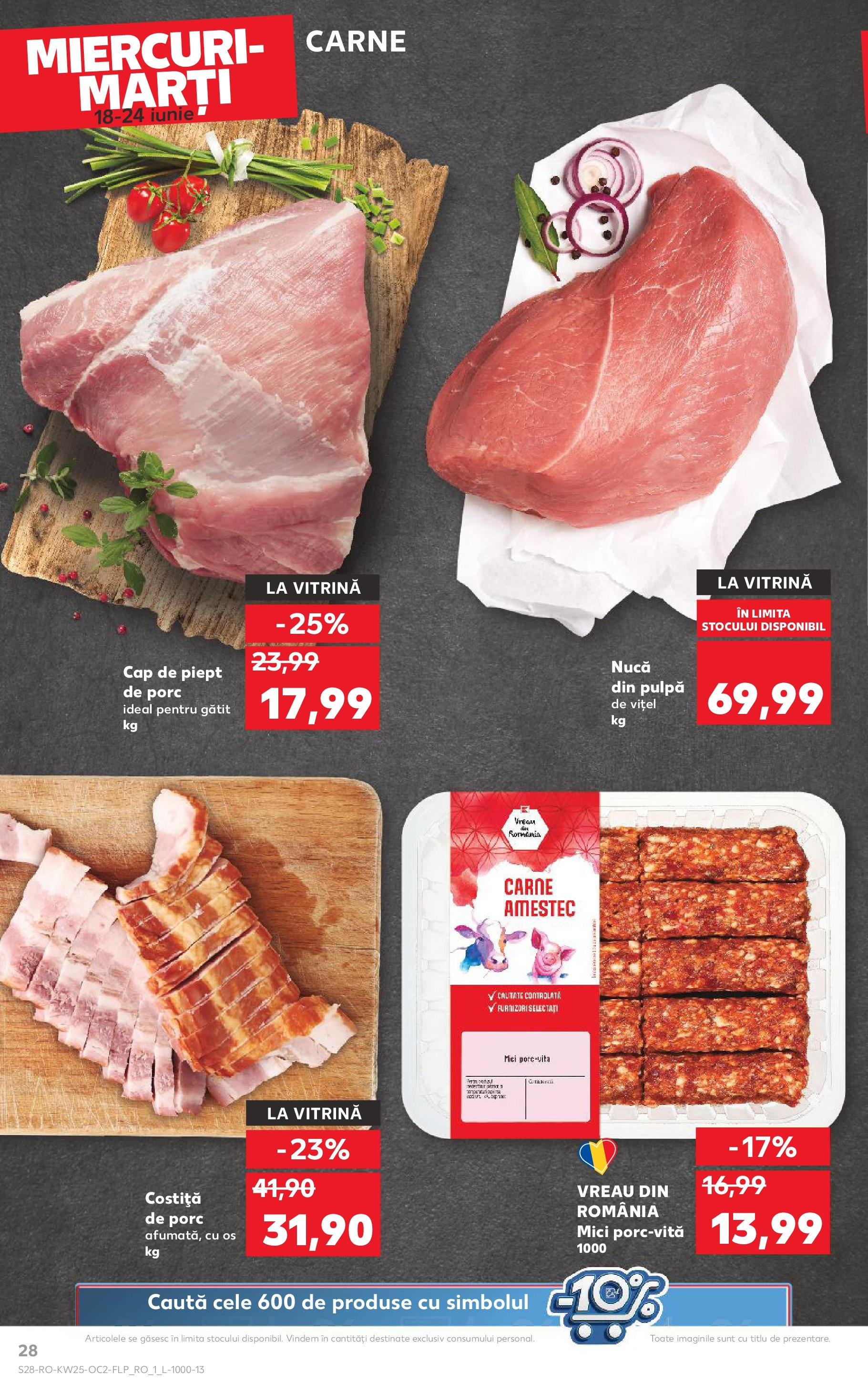 Catalog Kaufland 18 - 23 Iunie 2025 | Pagina 28 | Produse: Vitrină, Mici