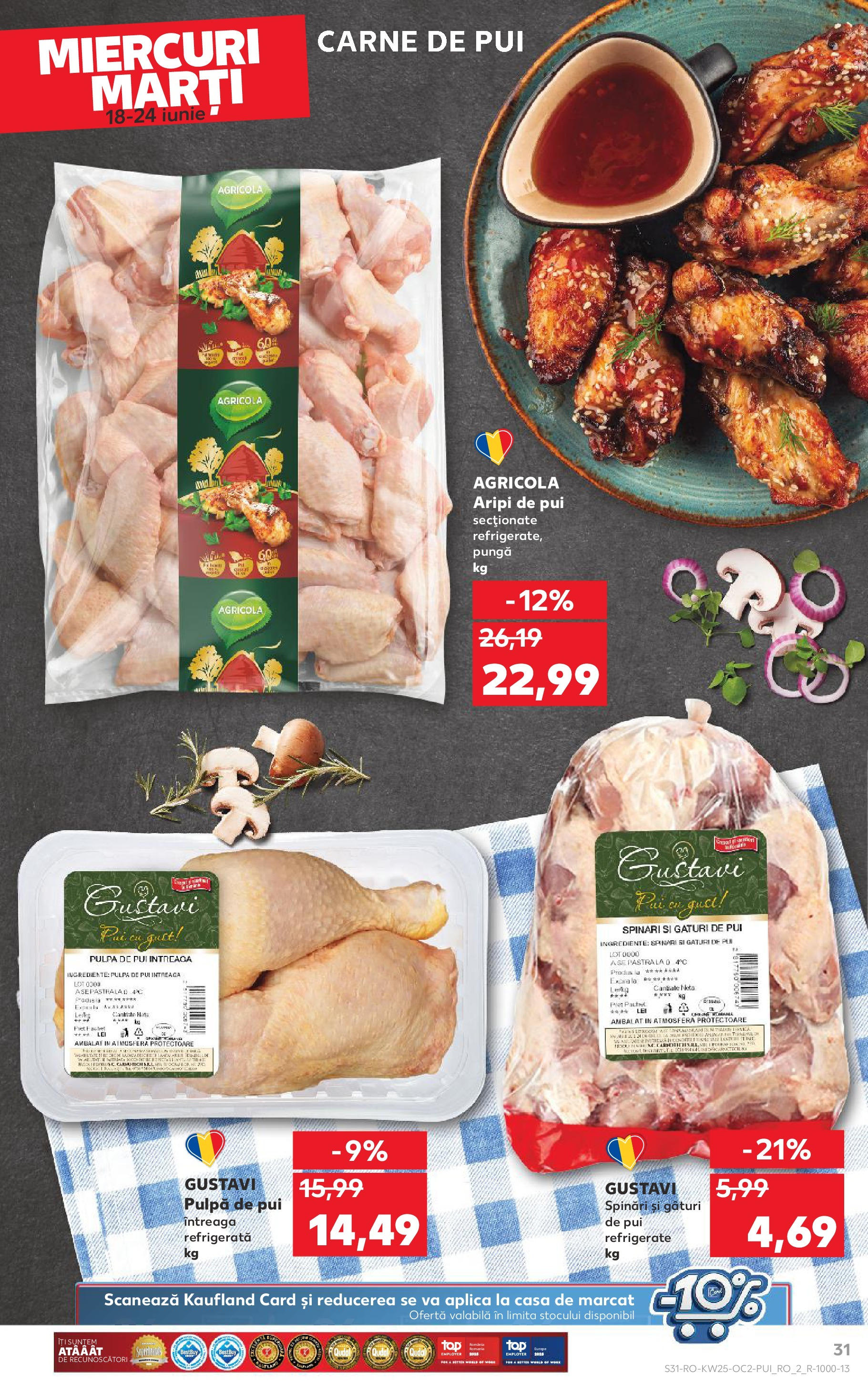 Catalog Kaufland 18 - 23 Iunie 2025 | Pagina 31 | Produse: Pungă, Hacıyatmaz Kedi Oyuncağı, Carne De Pui