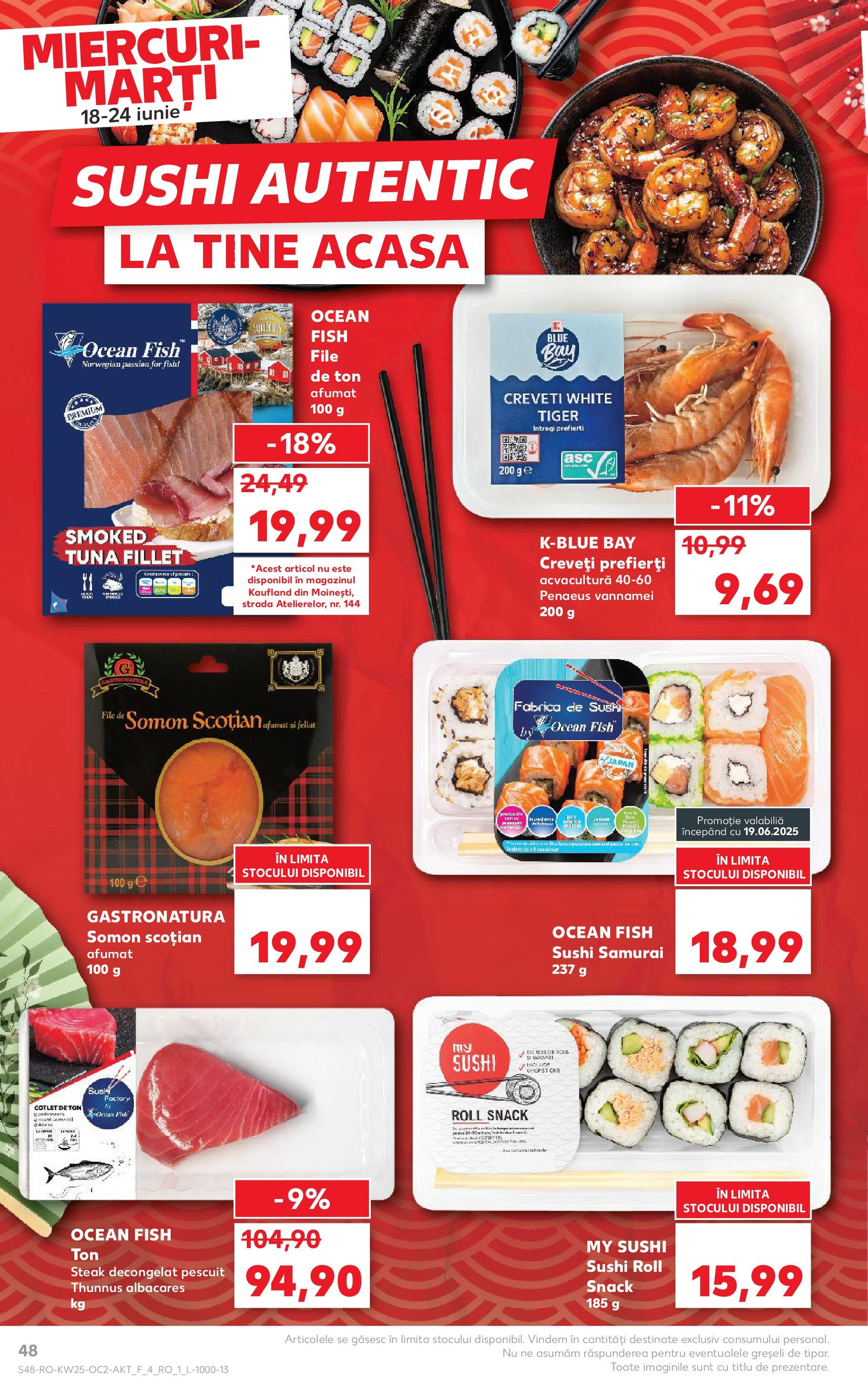 Catalog Kaufland 18 - 23 Iunie 2025 | Pagina 48 | Produse: Lait de coco, Sushi, Sos