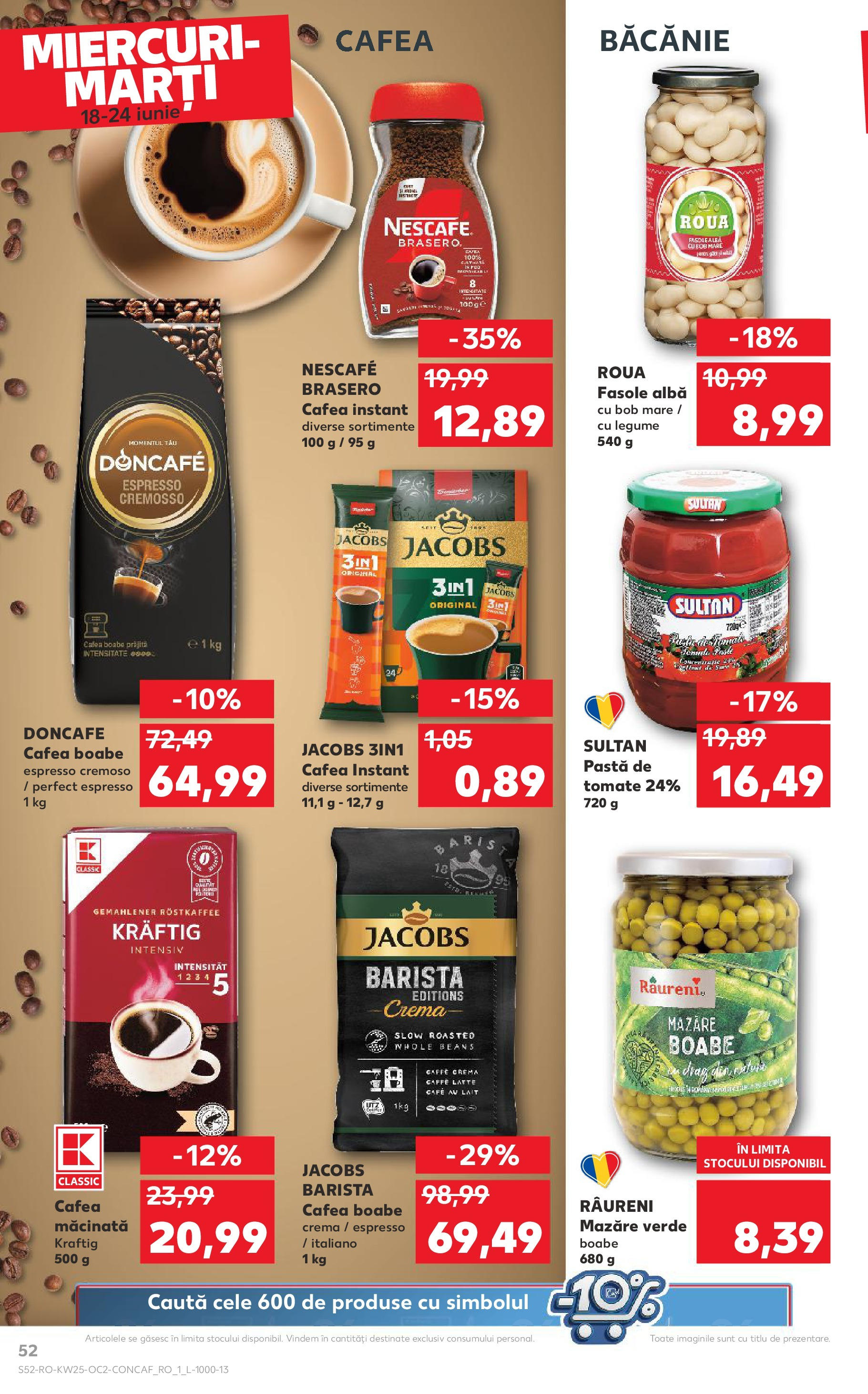 Catalog Kaufland 18 - 23 Iunie 2025 | Pagina 52 | Produse: Mazăre, Köpek çiti, Cremă, Legume