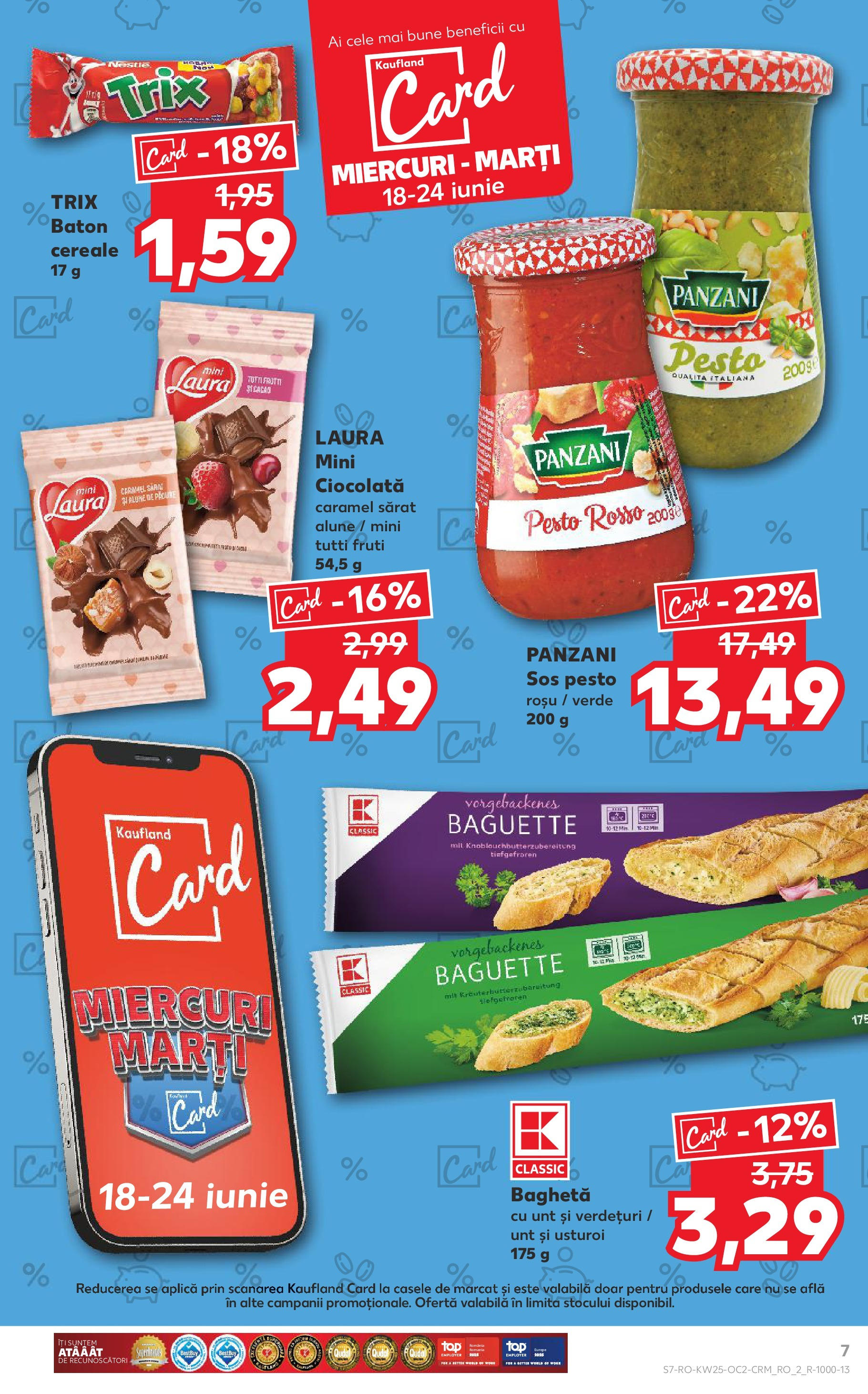 Catalog Kaufland 18 - 23 Iunie 2025 | Pagina 7 | Produse: Unt, Ciocolată, Cereale, Usturoi