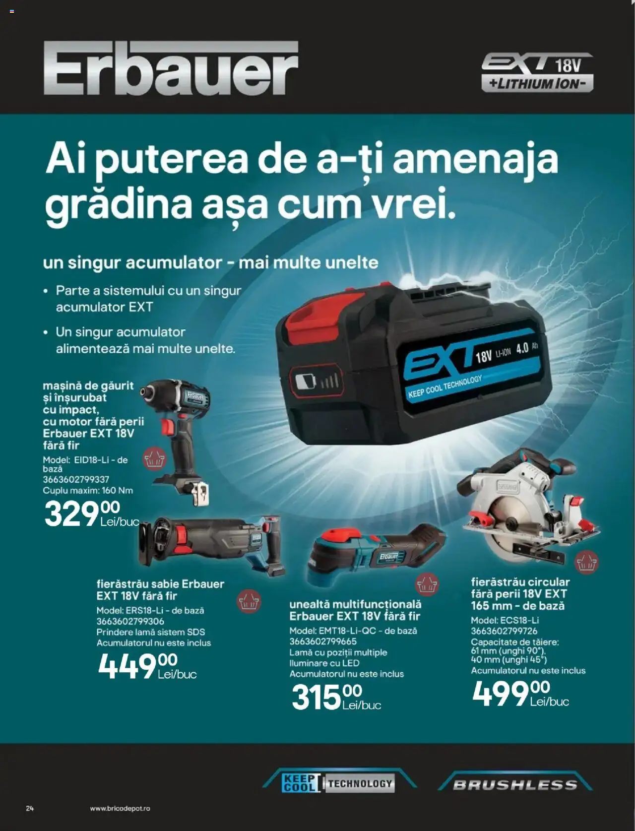 Catalog Brico Depot 23 Mai - 30 Octombrie 2025 | Pagina 24 | Produse: Mașină de găurit, Babak