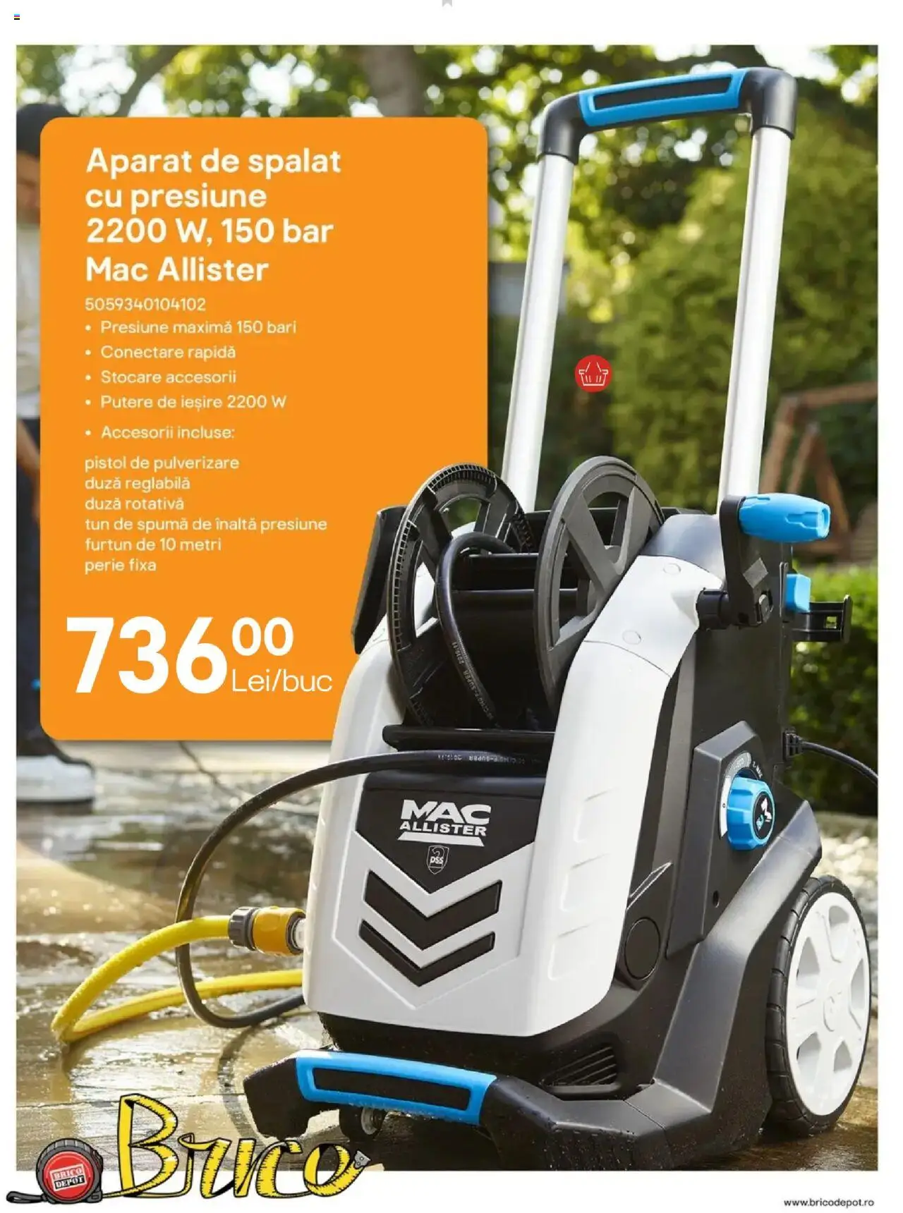 Catalog Brico Depot 23 Mai - 30 Octombrie 2025 | Pagina 30 | Produse: Aparat de spălat cu presiune, Perie