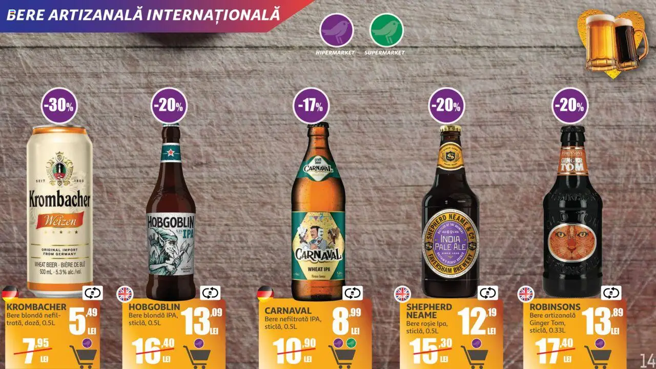 Catalog Auchan 11 Iunie - 14 Iulie 2025 | Pagina 14 | Produse: Bere