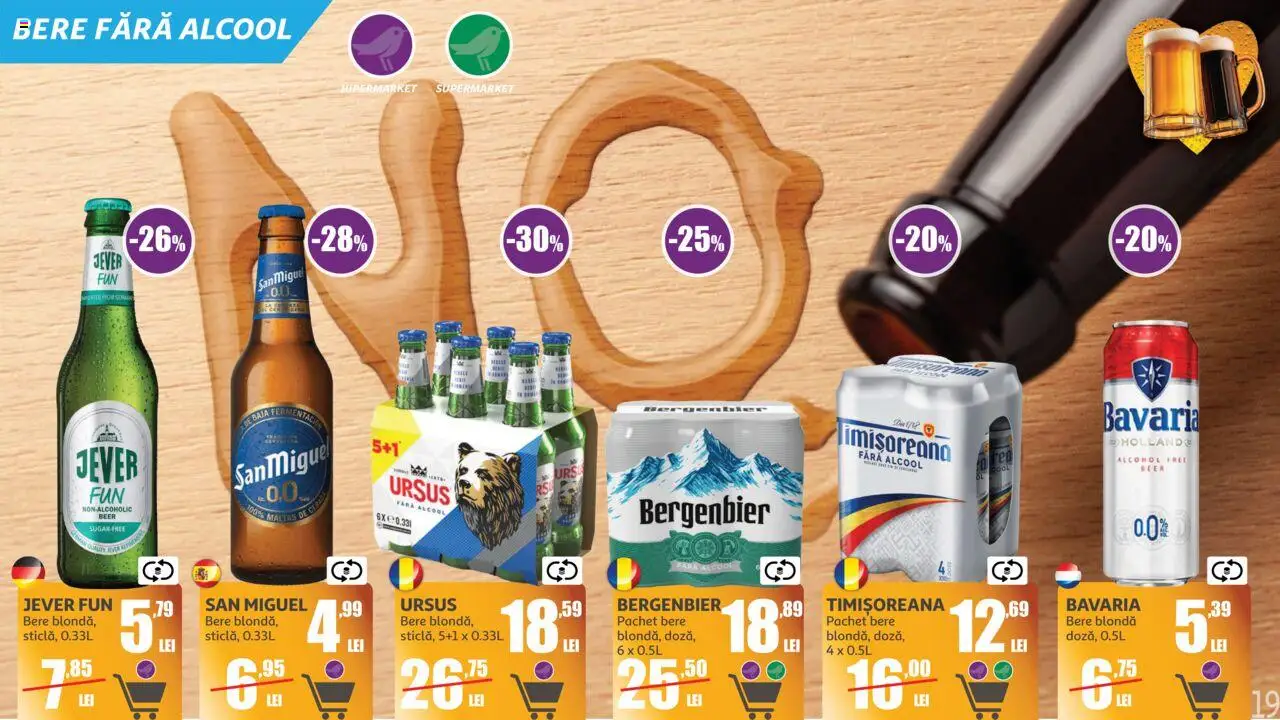 Catalog Auchan 11 Iunie - 14 Iulie 2025 | Pagina 19 | Produse: Bere, Plastik Kulübe