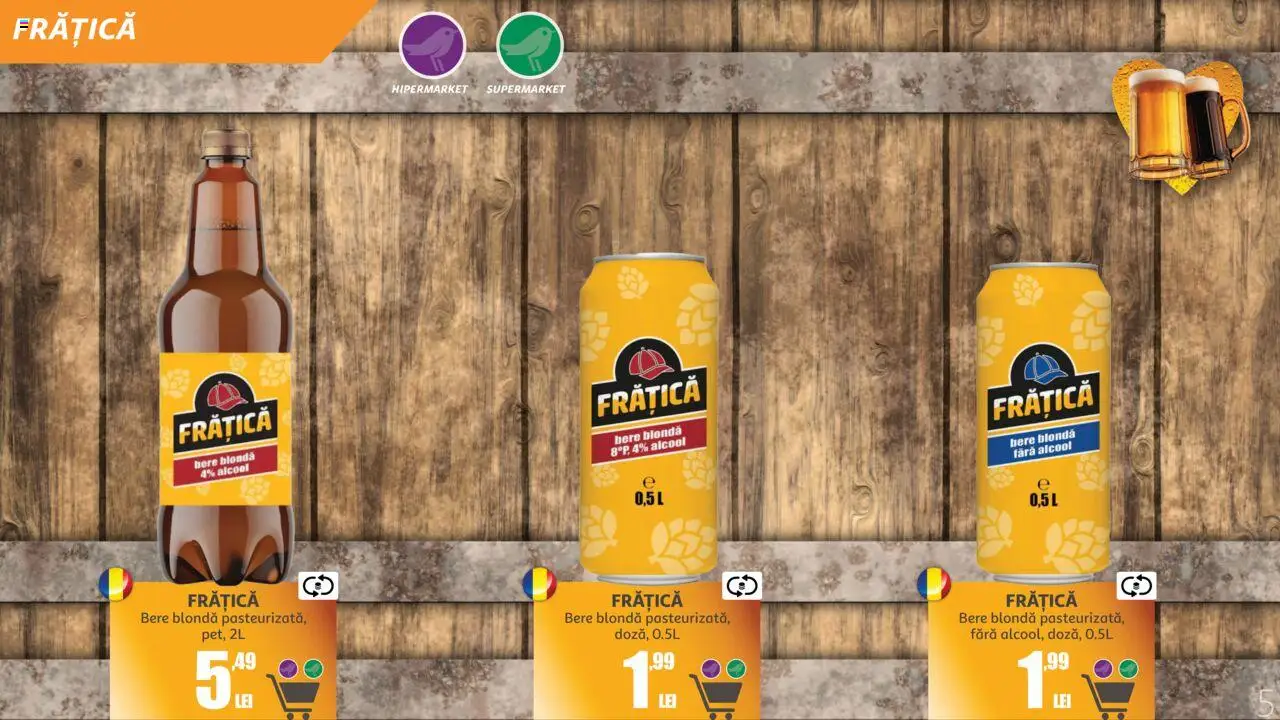 Catalog Auchan 11 Iunie - 14 Iulie 2025 | Pagina 5 | Produse: Bere