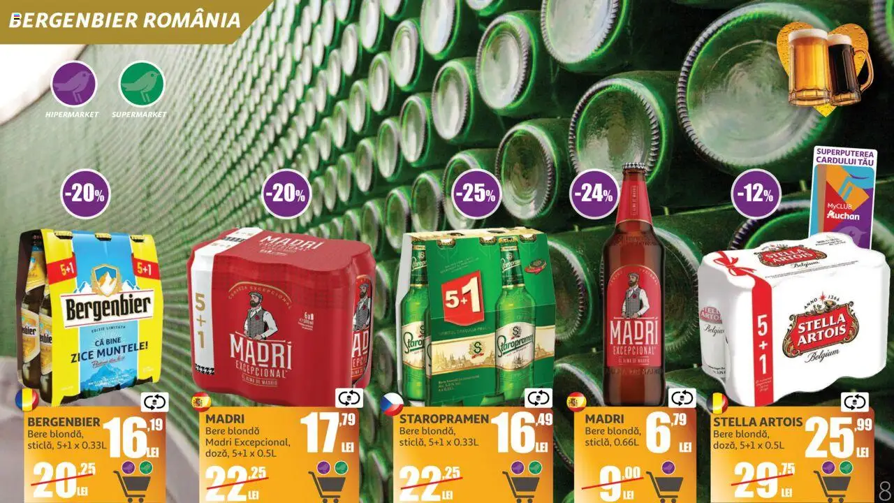 Catalog Auchan 11 Iunie - 14 Iulie 2025 | Pagina 8 | Produse: Pară, Bere, Plastik Kulübe