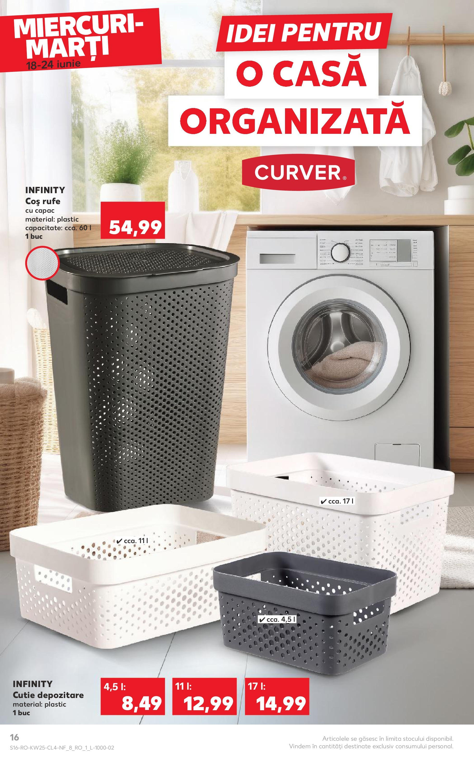 Catalog Kaufland 18 - 23 Iunie 2025 | Pagina 16 | Produse: Coș, Cutie