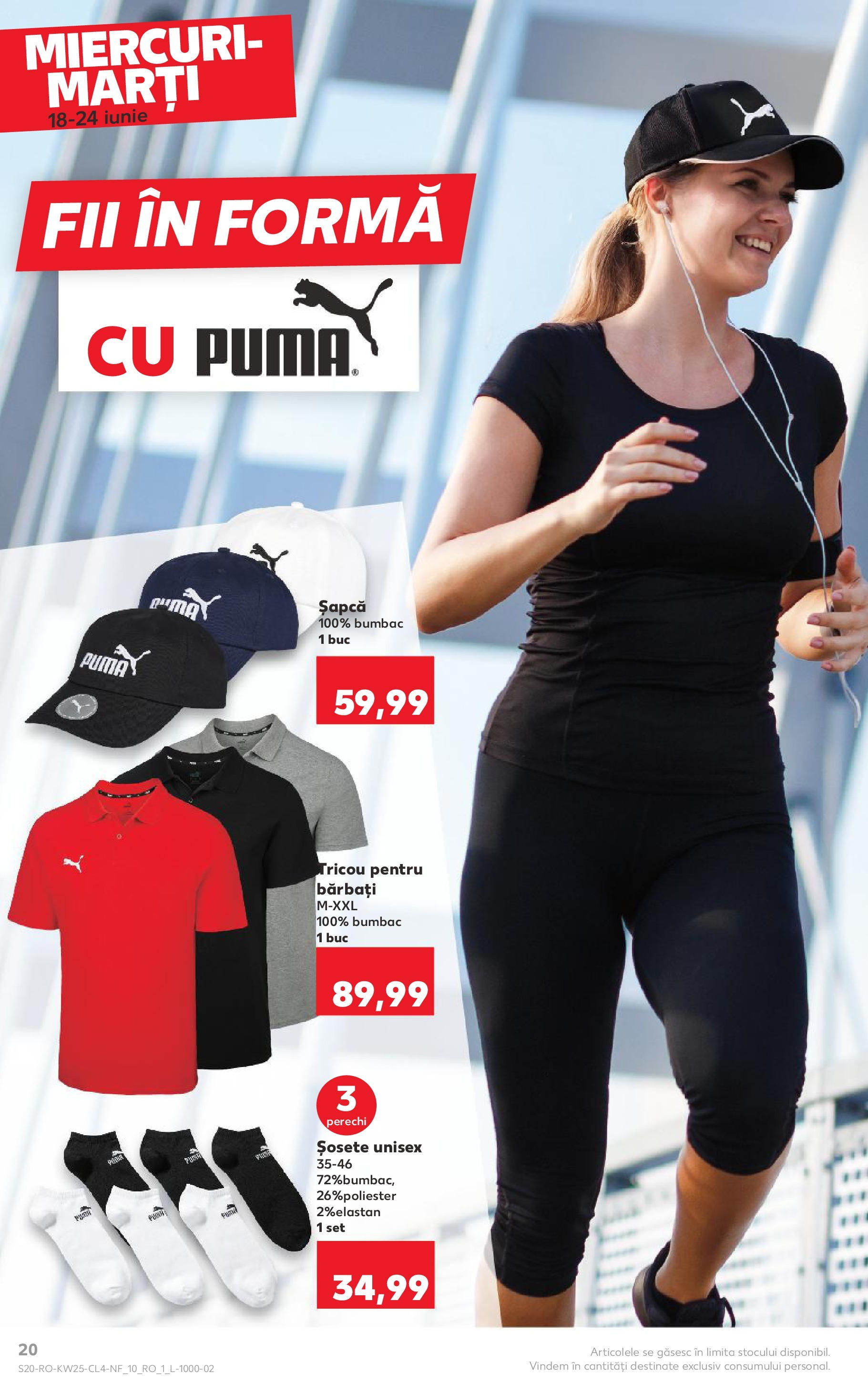 Catalog Kaufland 18 - 23 Iunie 2025 | Pagina 20 | Produse: Șapcă, Kestane, Tricou, Șosete