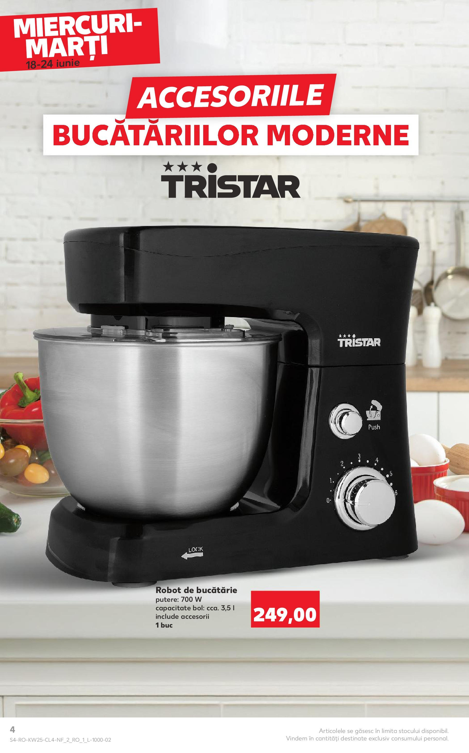 Catalog Kaufland 18 - 23 Iunie 2025 | Pagina 4 | Produse: Robot de bucătarie, Robot, Bol, Bucătărie