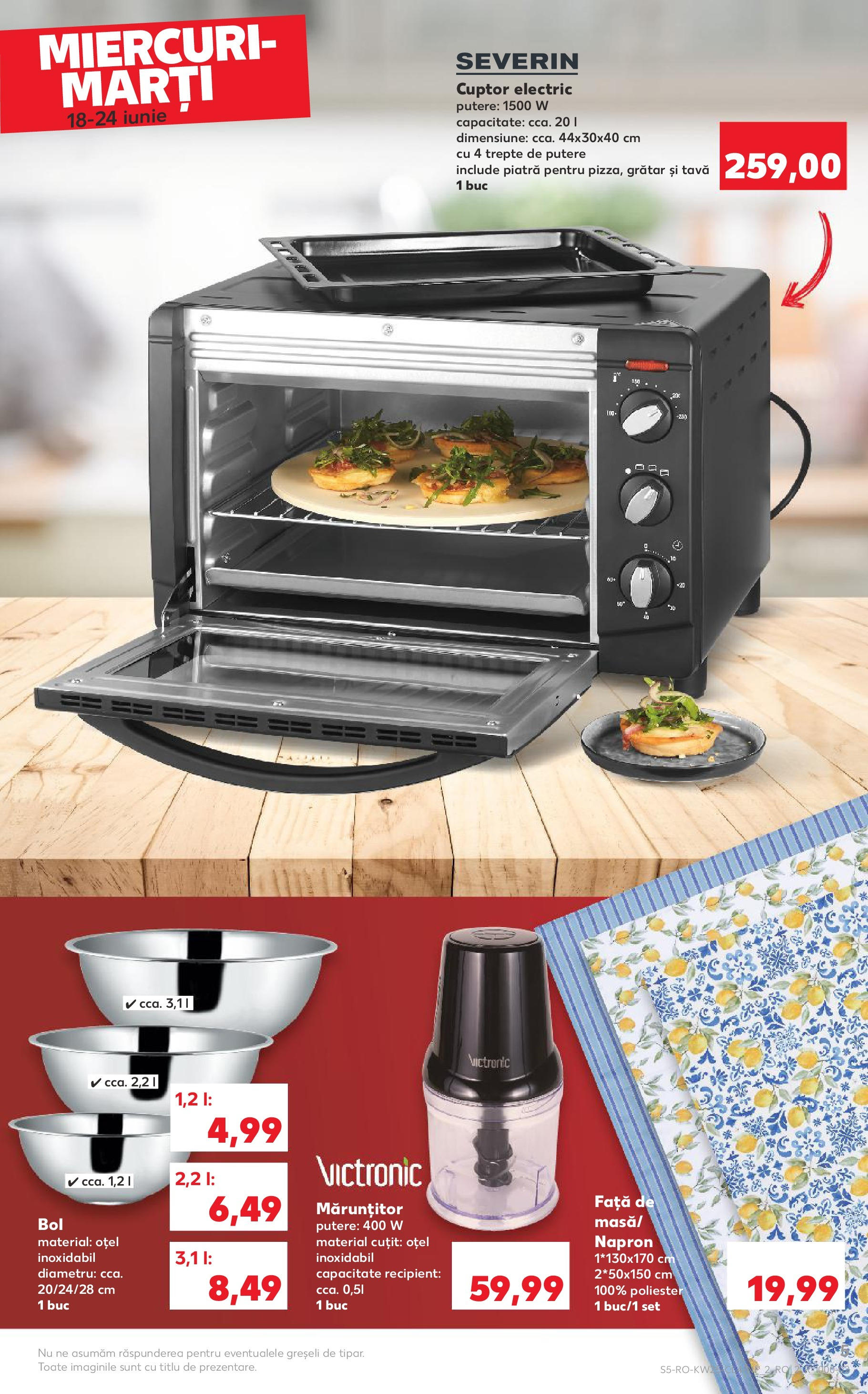 Catalog Kaufland 18 - 23 Iunie 2025 | Pagina 5 | Produse: Cuptor, Grătar, Cuțit