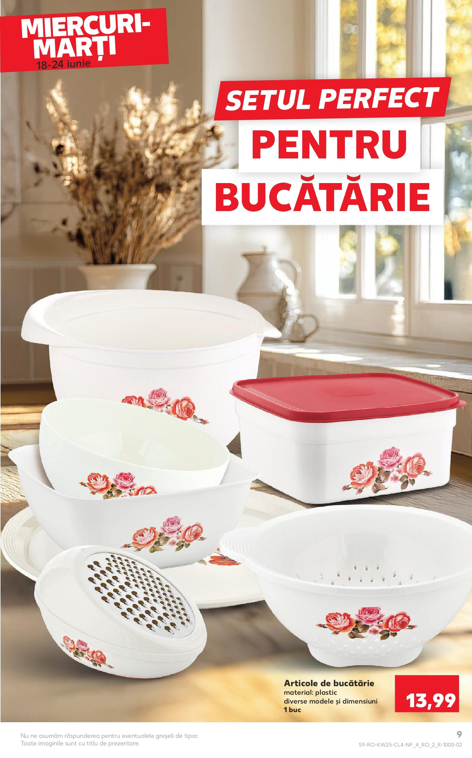 Catalog Kaufland 18 - 23 Iunie 2025 | Pagina 9 | Produse: Bucătărie